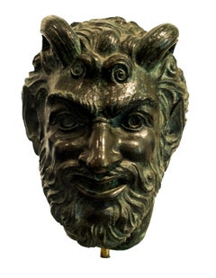 Antique Satiro - Original Bronze Sculpture by Giulio Aristide Sartorio 