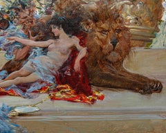 Giulio Bargellini (Florence, 1869 – Rome, 1936), Ariadne with a Satyr