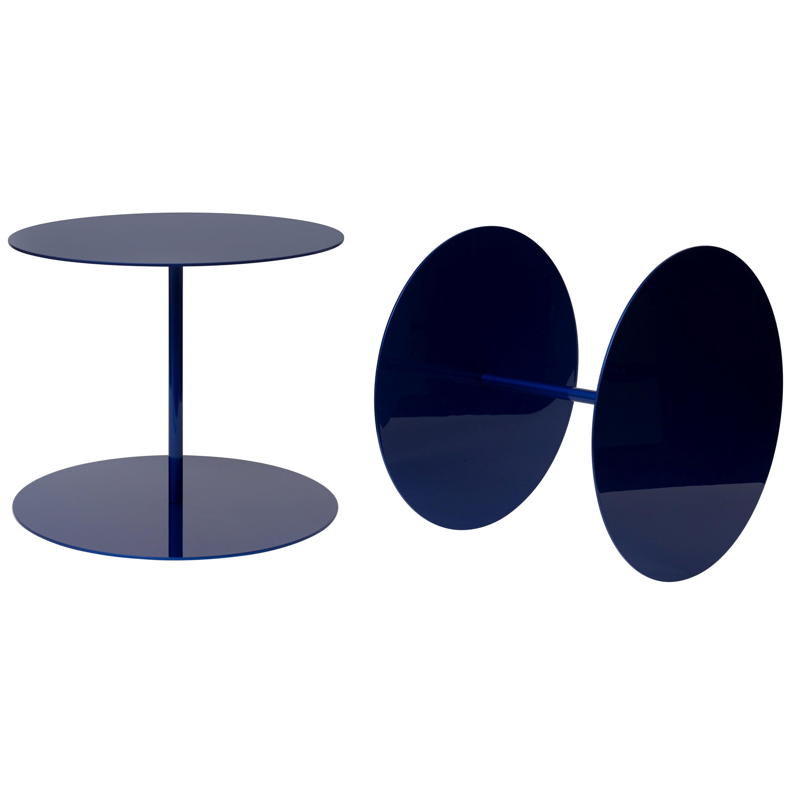 Giulio Cappellini Gong Lux in Blue Laser-Cut Sheet Metal For Sale