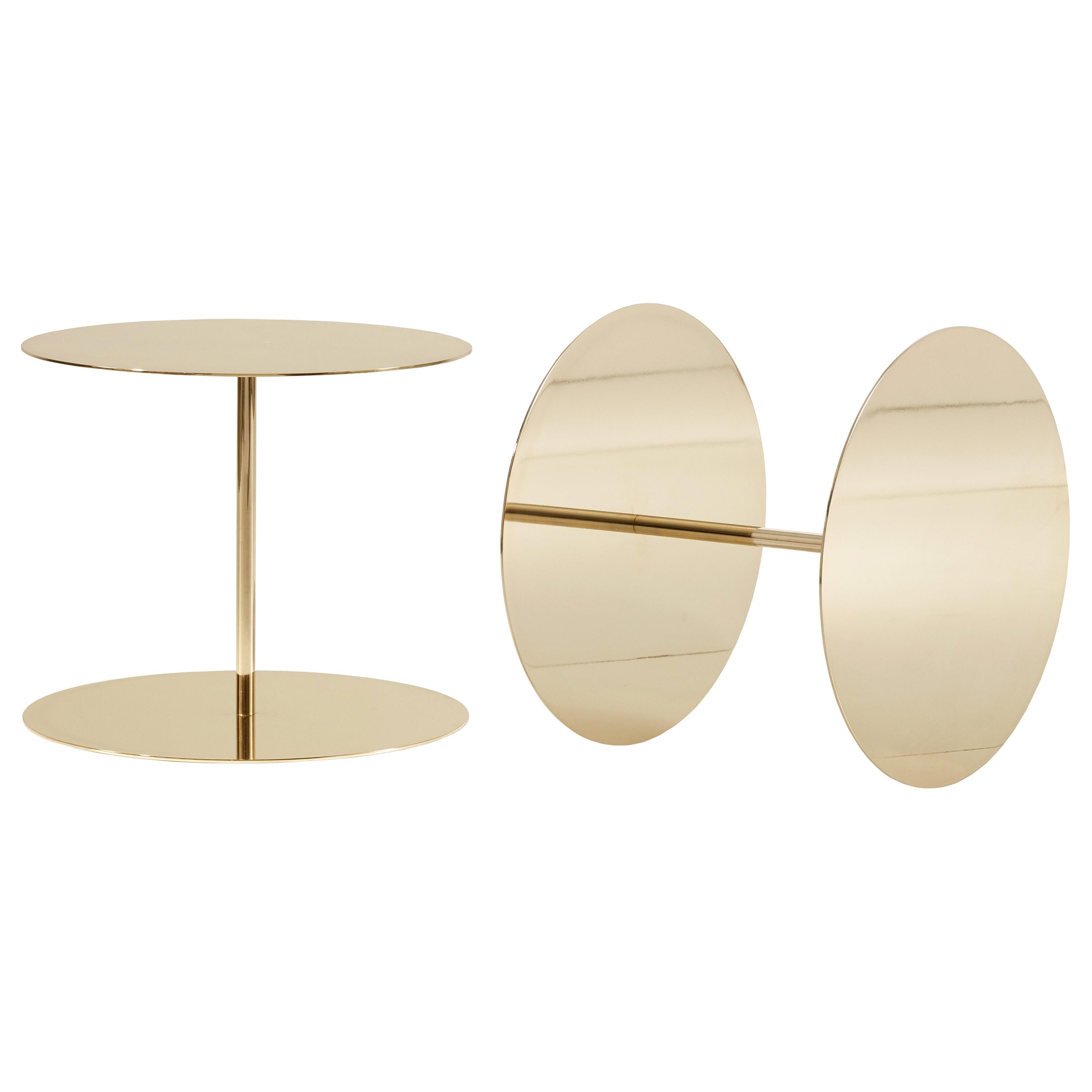 Giulio Cappellini Gong Lux in Brass Laser-Cut Sheet Metal For Sale