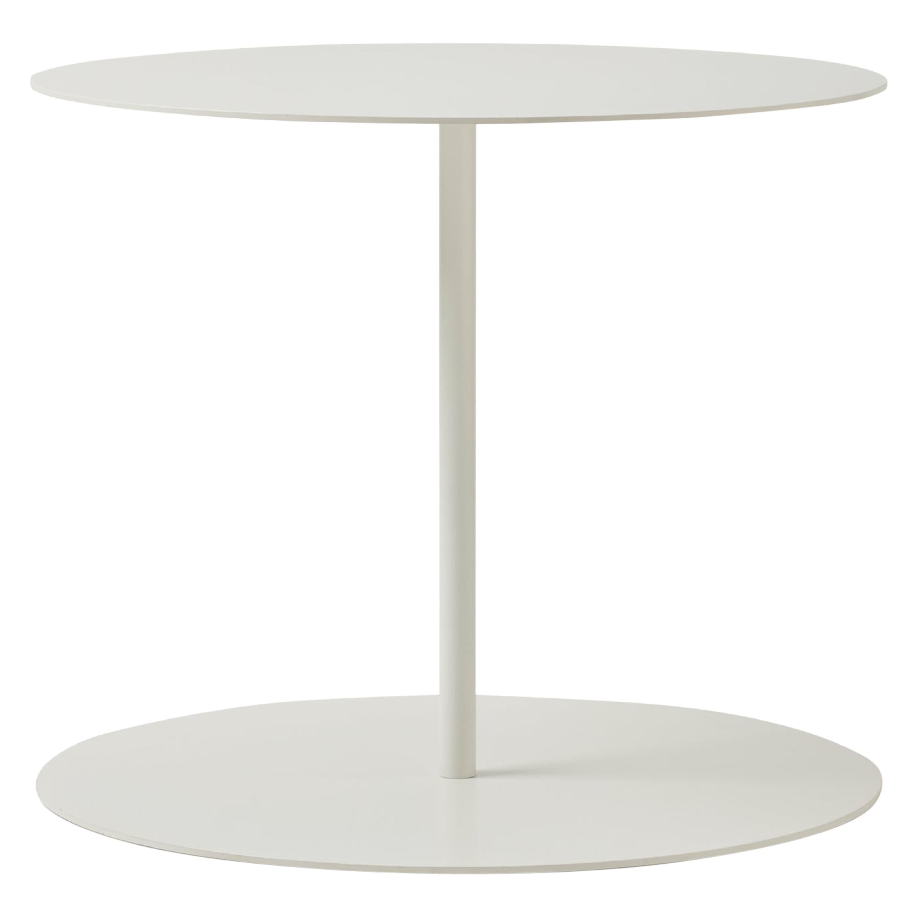 For Sale: White (01_White) Giulio Cappellini Gong Table in Laser-Cut Sheet Metal and Matte Top