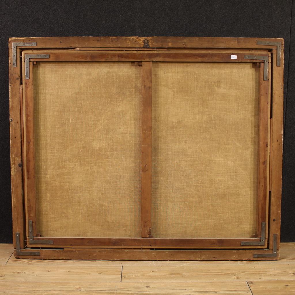 17. Jahrhundert Öl auf Leinwand Italienische mythologische Malerei Bacchanal, 1650 im Angebot 6