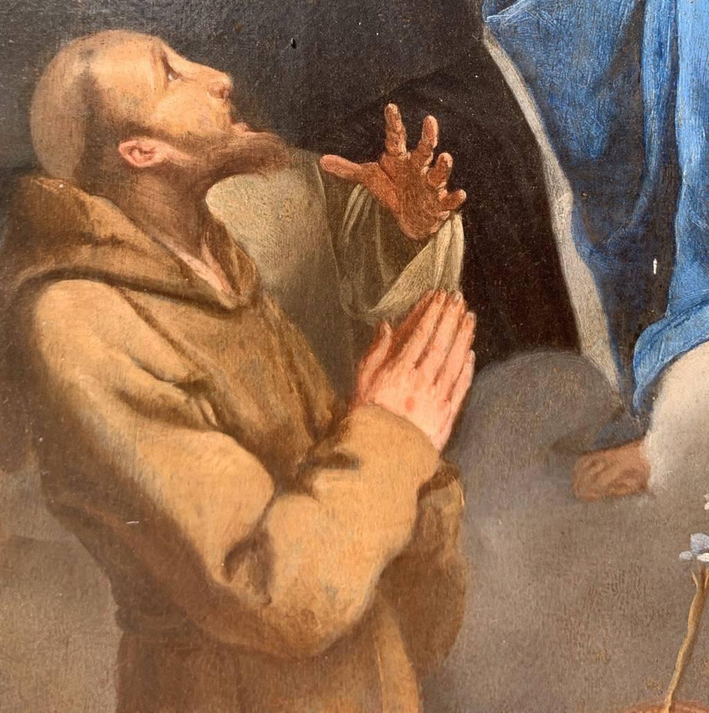 Giulio Carpioni (Venetian master) - 17th century figure painting - Virgin Child For Sale 11