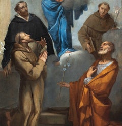 Giulio Carpioni (maestro veneciano) - Pintura de figuras del siglo XVII - Virgen Niña