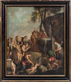 Giulio Carpioni workshop (Venetian) - 17th century figure painting -  Moses
