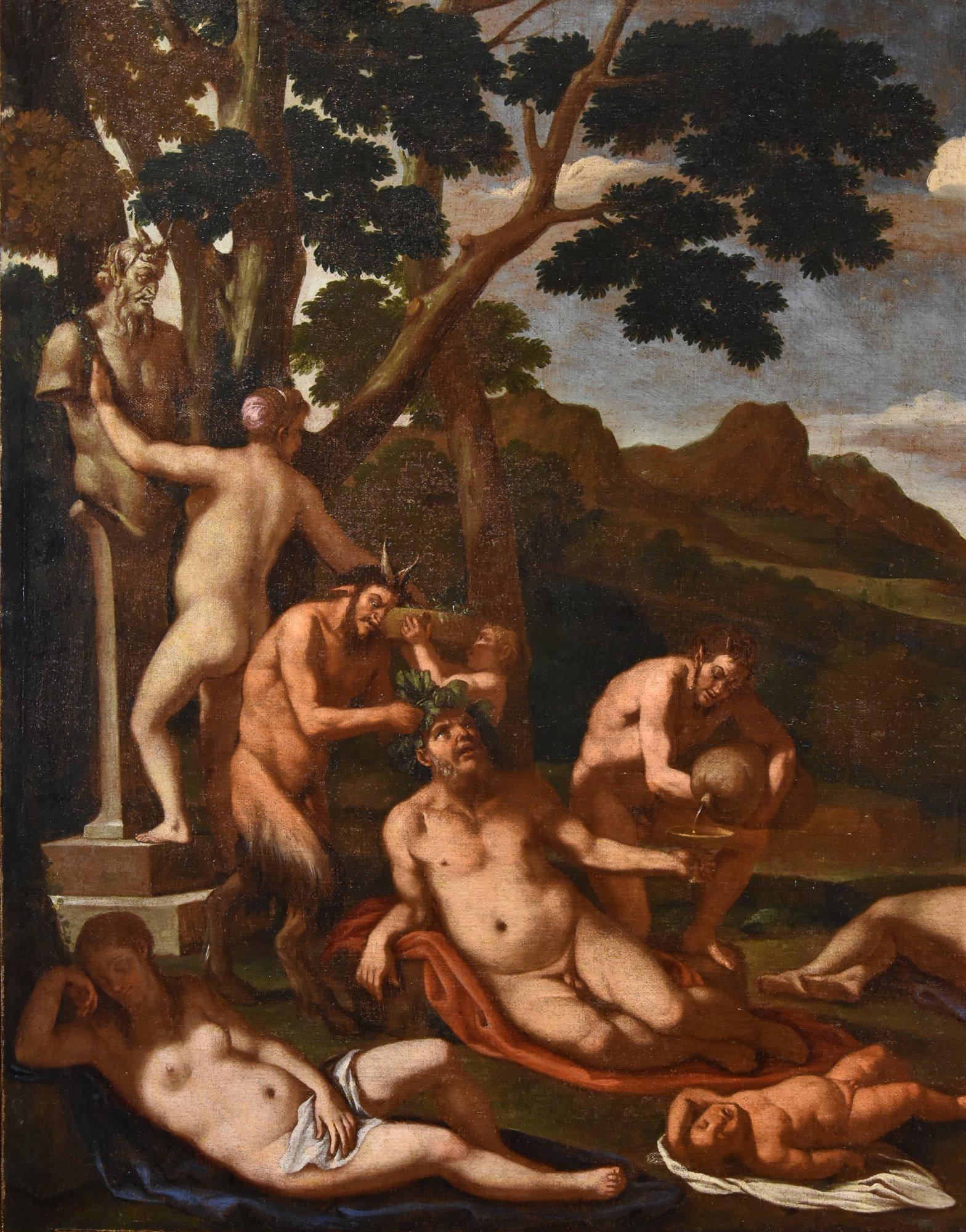 Giulio Carpioni (Venise, 1613 - Vicence, 1678), Attribuable à 

Bacchanale  

Huile sur toile 98 x 132 cm. - Dans un cadre 120 x 154 cm.  

Ce tableau de grande qualité, magnifiquement conservé, est un exemple raffiné de l'œuvre de Giulio Carpioni