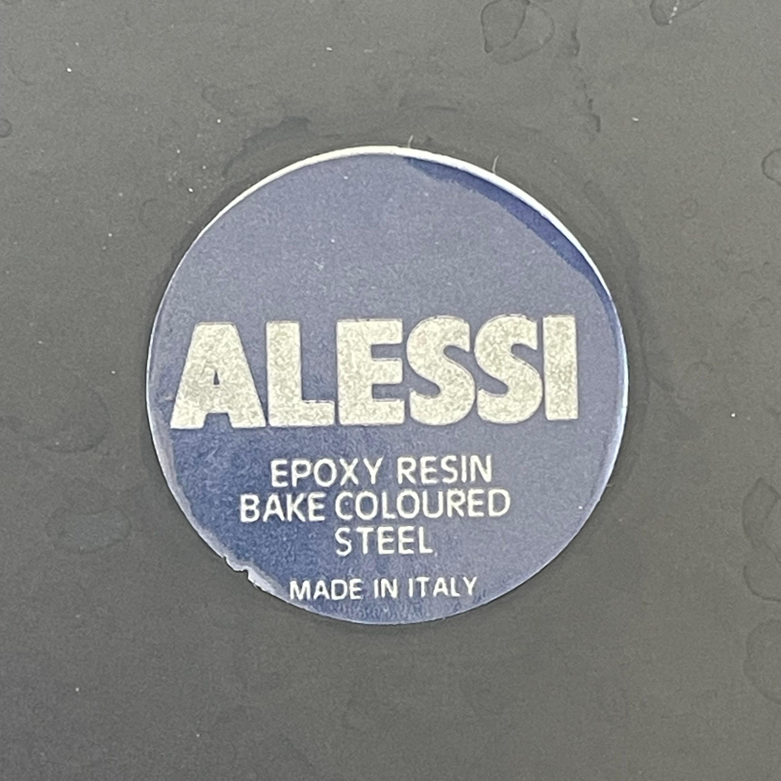 Bol en acier noir Vaso Maya de Giulio Confalonieri pour Alessi, Italie, vers les années 1970 en vente 1
