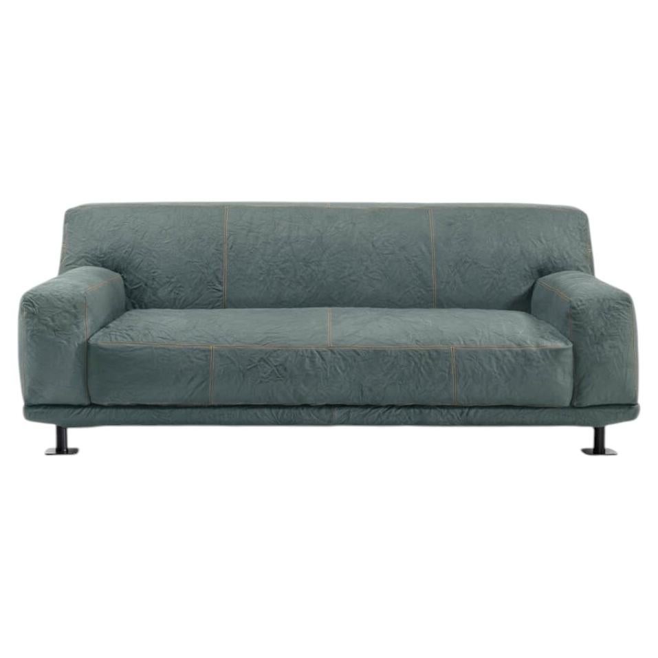 Giulio Iacchetti per Meritalia "Newcastle Sofa" - Divano a due posti in pelle Fiord