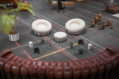 Giulio Lazzotti Megeia coffee table pair Italy 1979