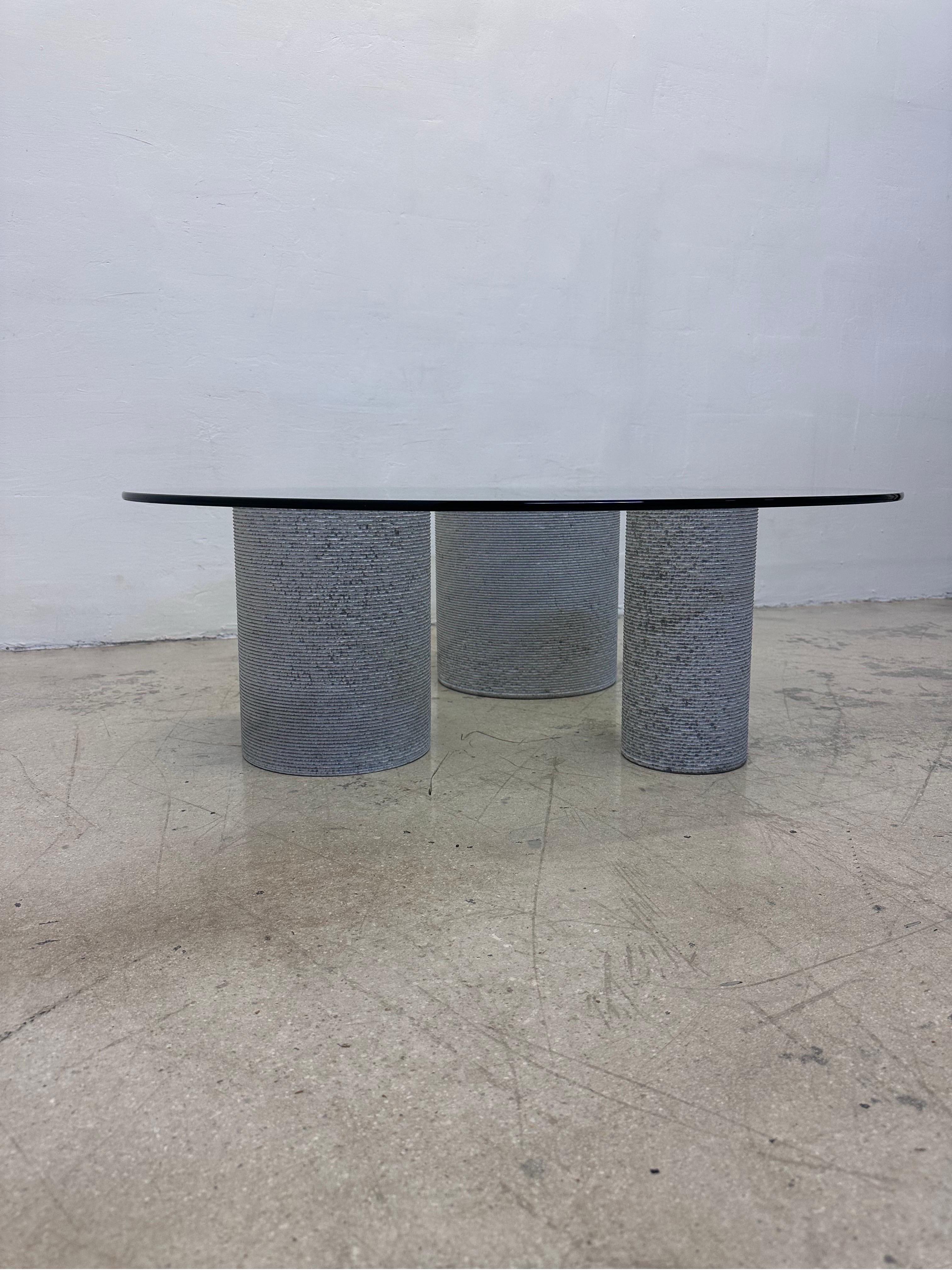 Italian Giulio Lazzotti “Of One, Three Designs” Marble Coffee Table For Casigliani Italy For Sale