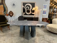 Giulio Lazzotti Stonehenge Dining/Center Table, 1970s