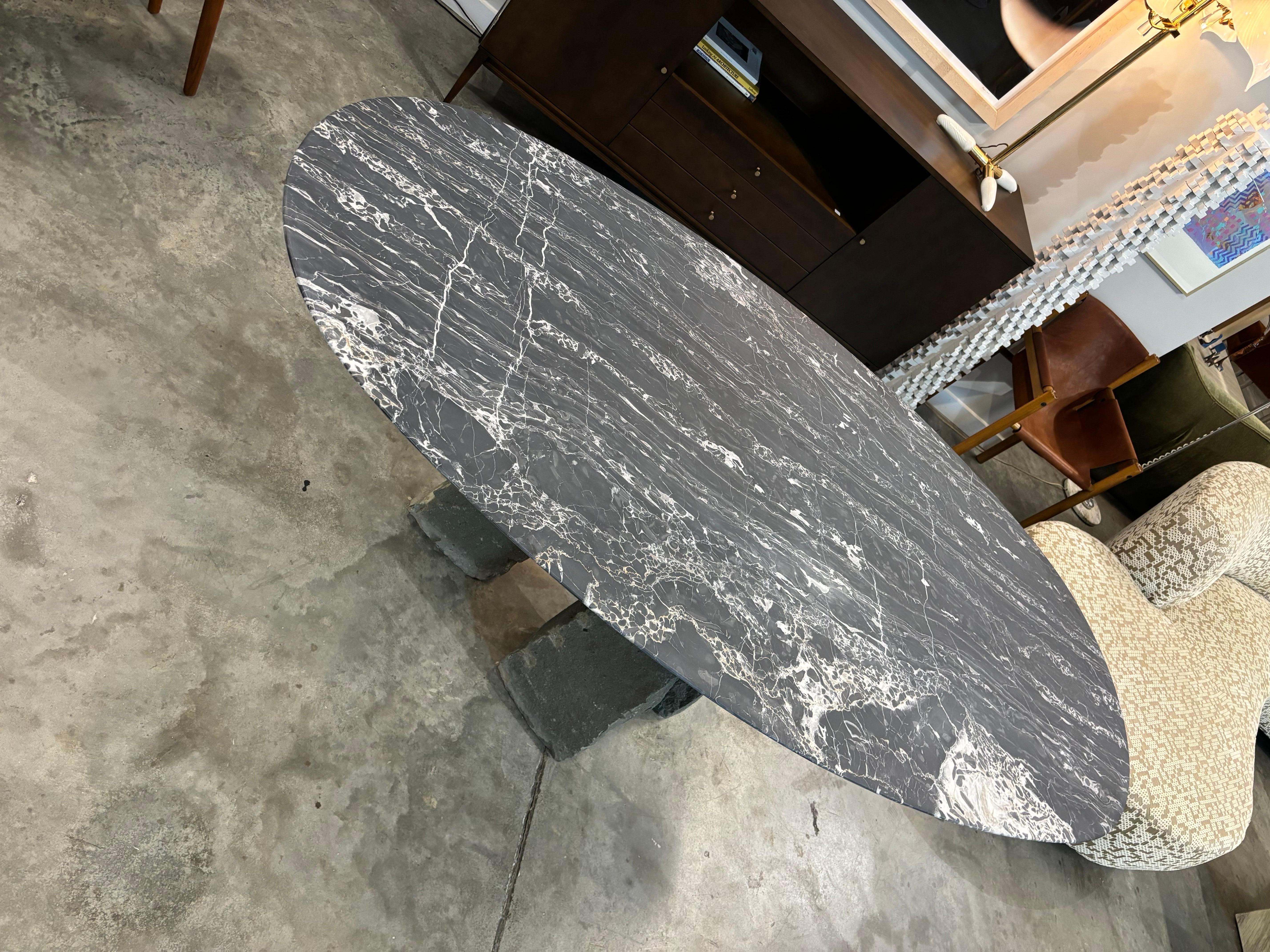 Giulio Lazzotti Stonehenge Dining/Center Table, 1970s 3