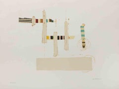 Totem - Lithograph by Giulio Marelli - 1970s