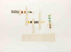 Totem - Lithograph by Giulio Marelli - 1970s