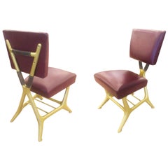 Vintage Giulio Minoletti and Gio Ponti Chairs