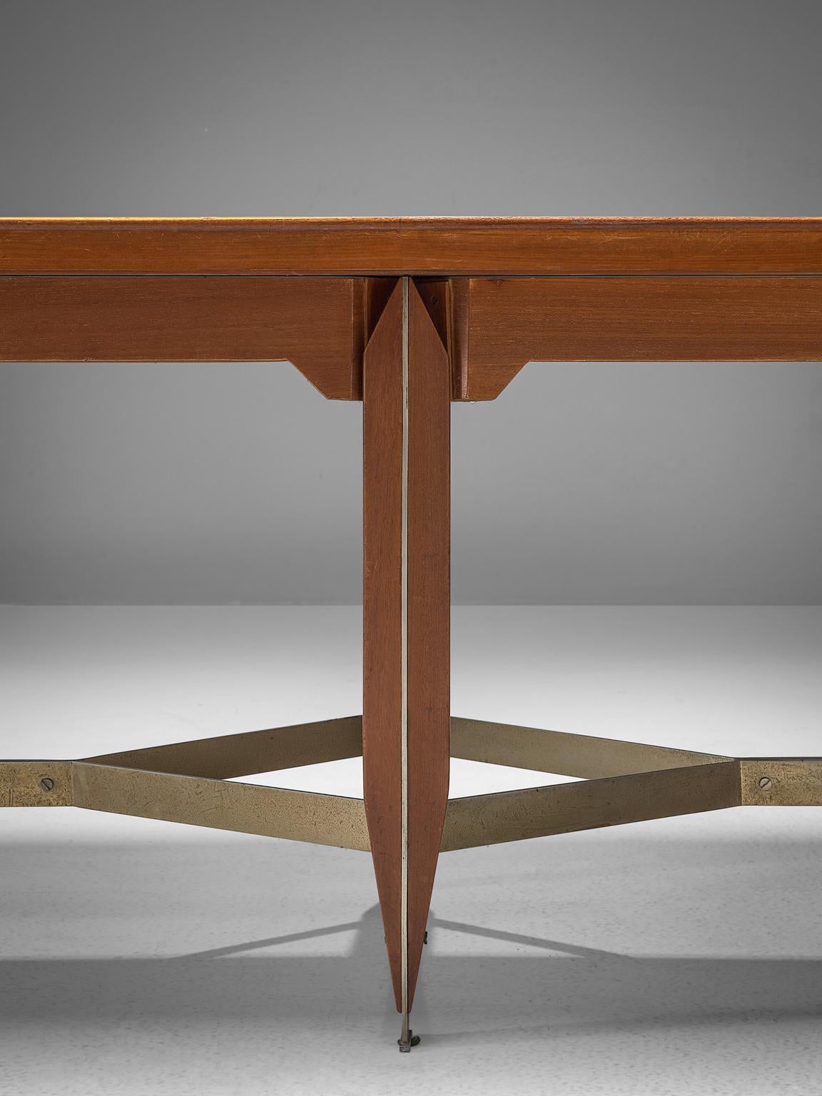 Giulio Moscatelli Long Conference Table in Teak 1