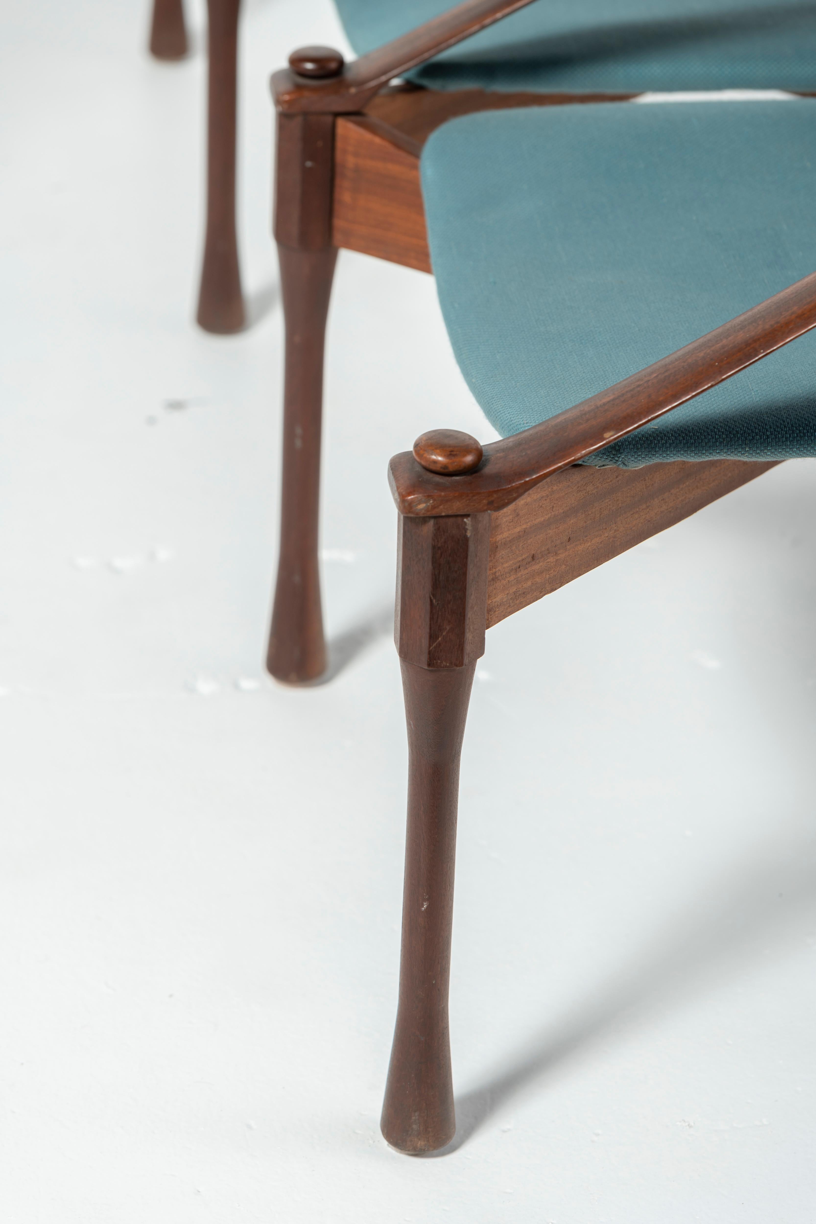 Giulio Moscatelli Three-Seat Bench in Palisander, '60s, Spazio 1