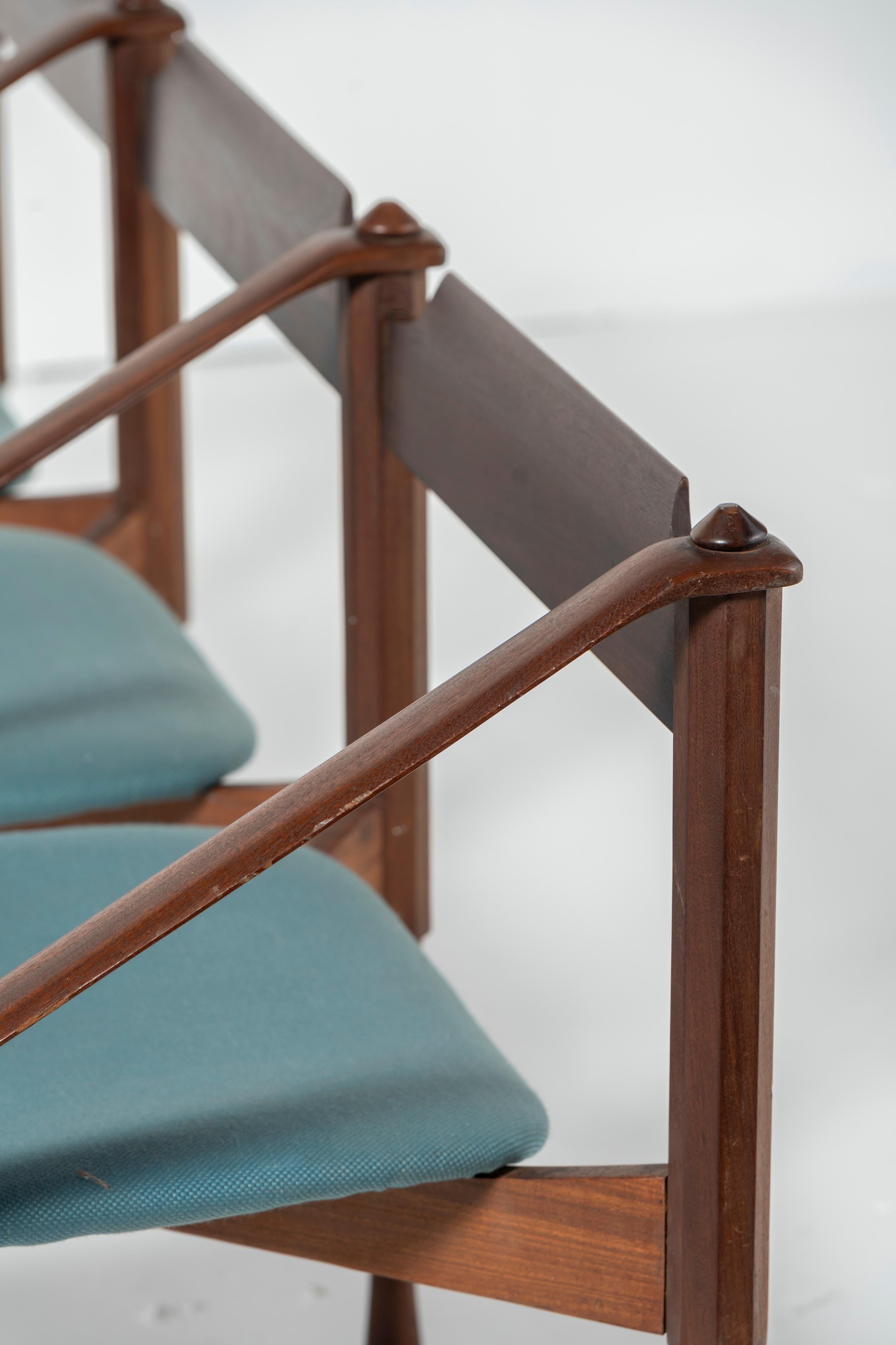 Giulio Moscatelli Three-Seat Bench in Palisander, '60s, Spazio 2