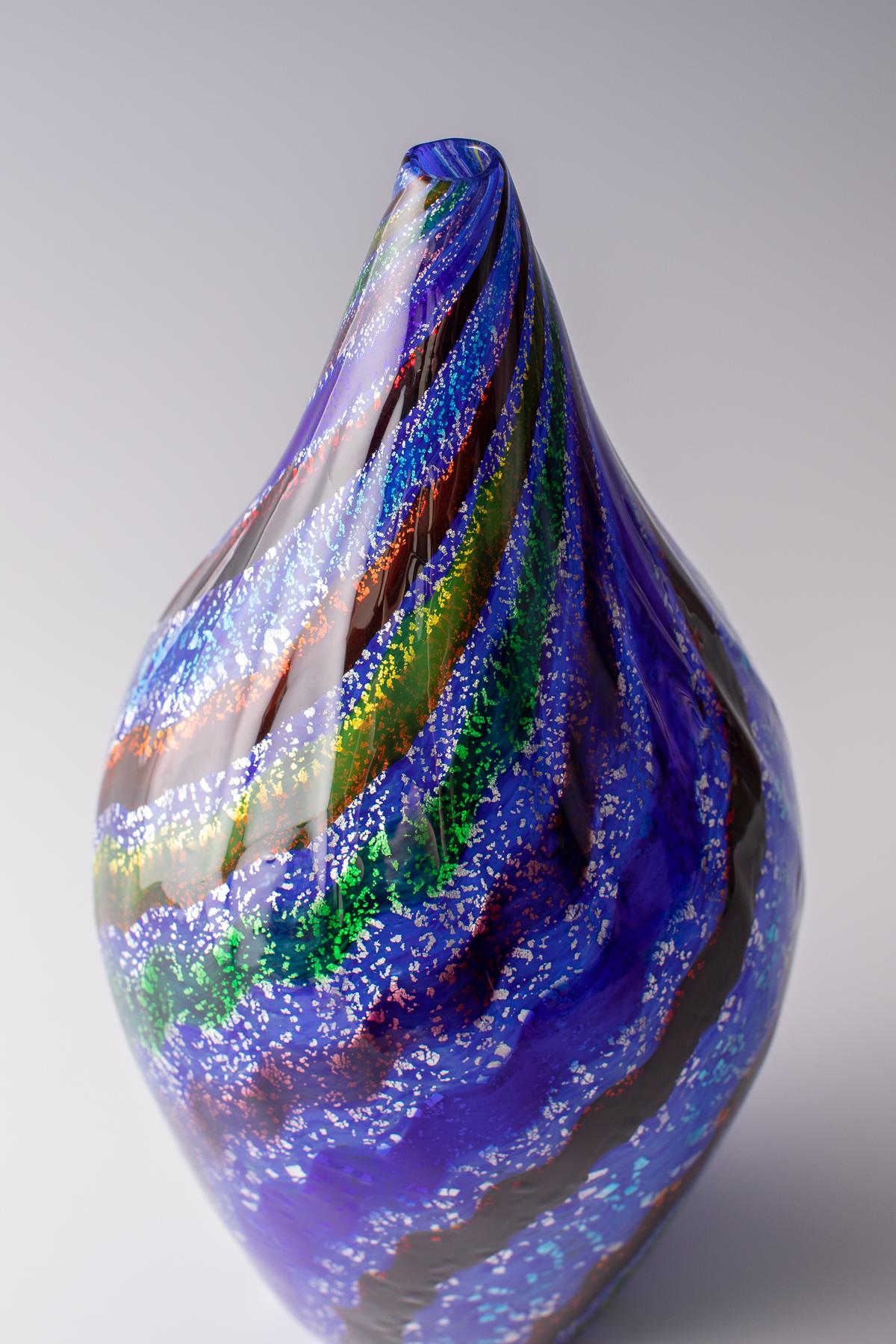 Fatto a mano Giulio Radi (1895 - 1952)  Vaso, modello 'Reazioni Polichrome',  1950 für A.V.e.M. in vendita
