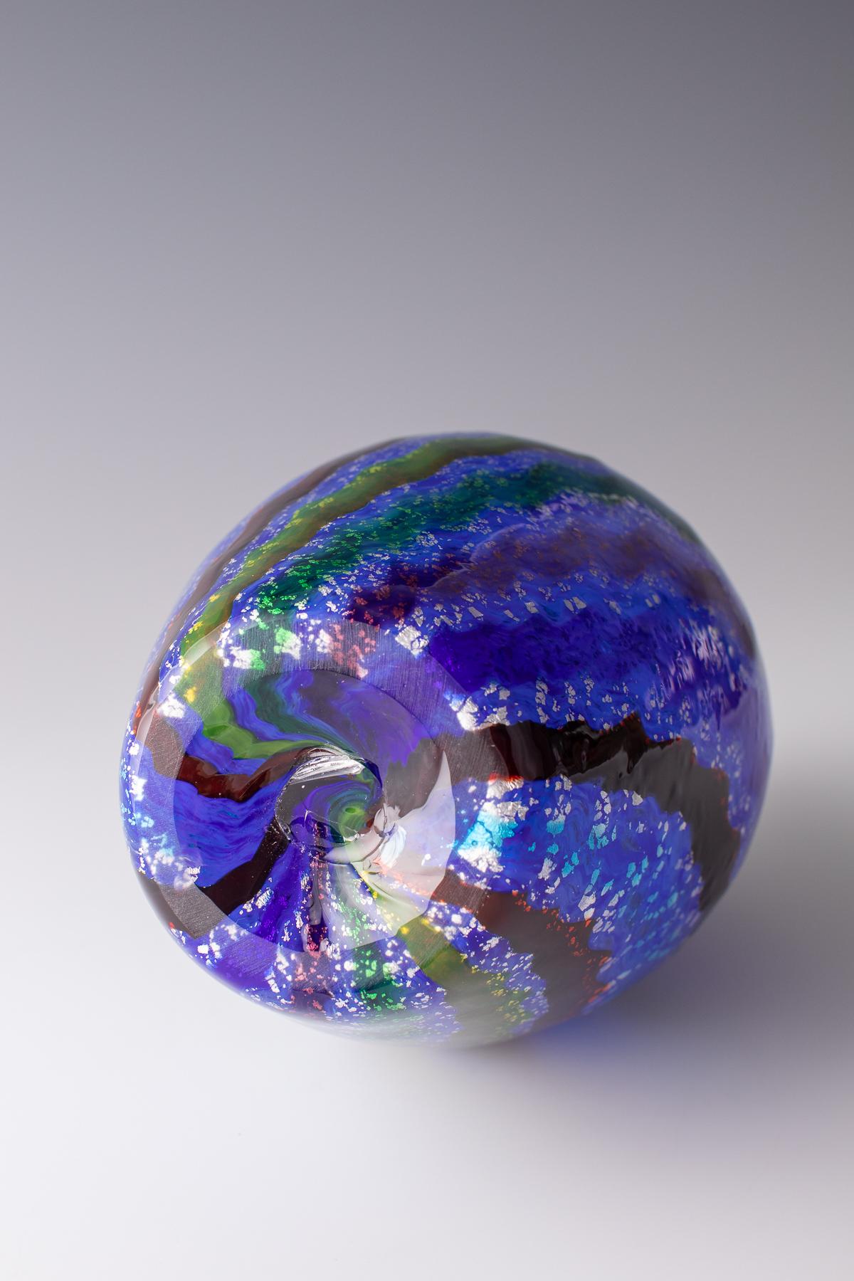 Vetro di Murano Giulio Radi (1895 - 1952)  Vaso, modello 'Reazioni Polichrome',  1950 für A.V.e.M. in vendita