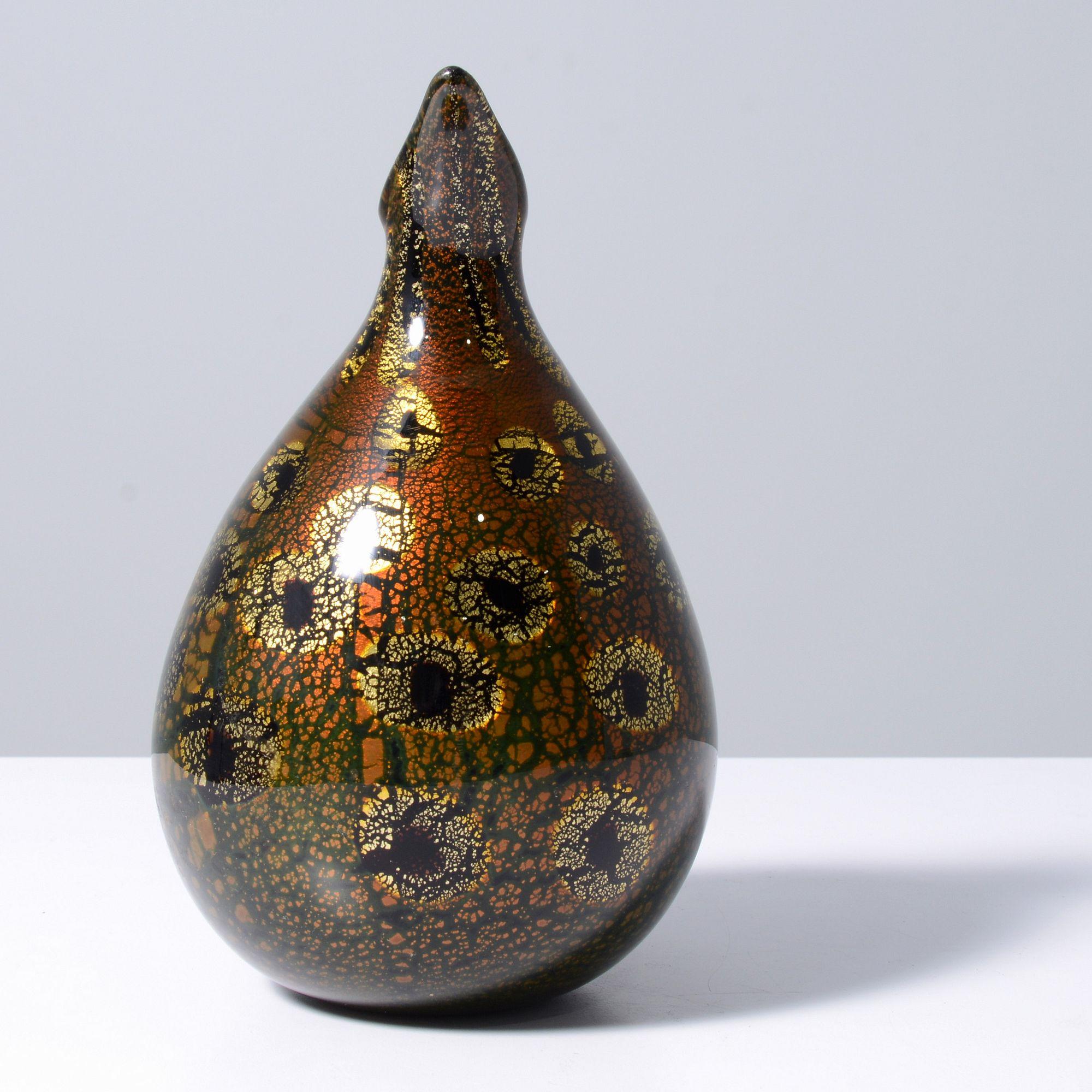 Italian Giulio Radi REAZIONE POLICROME Vase, Murano For Sale