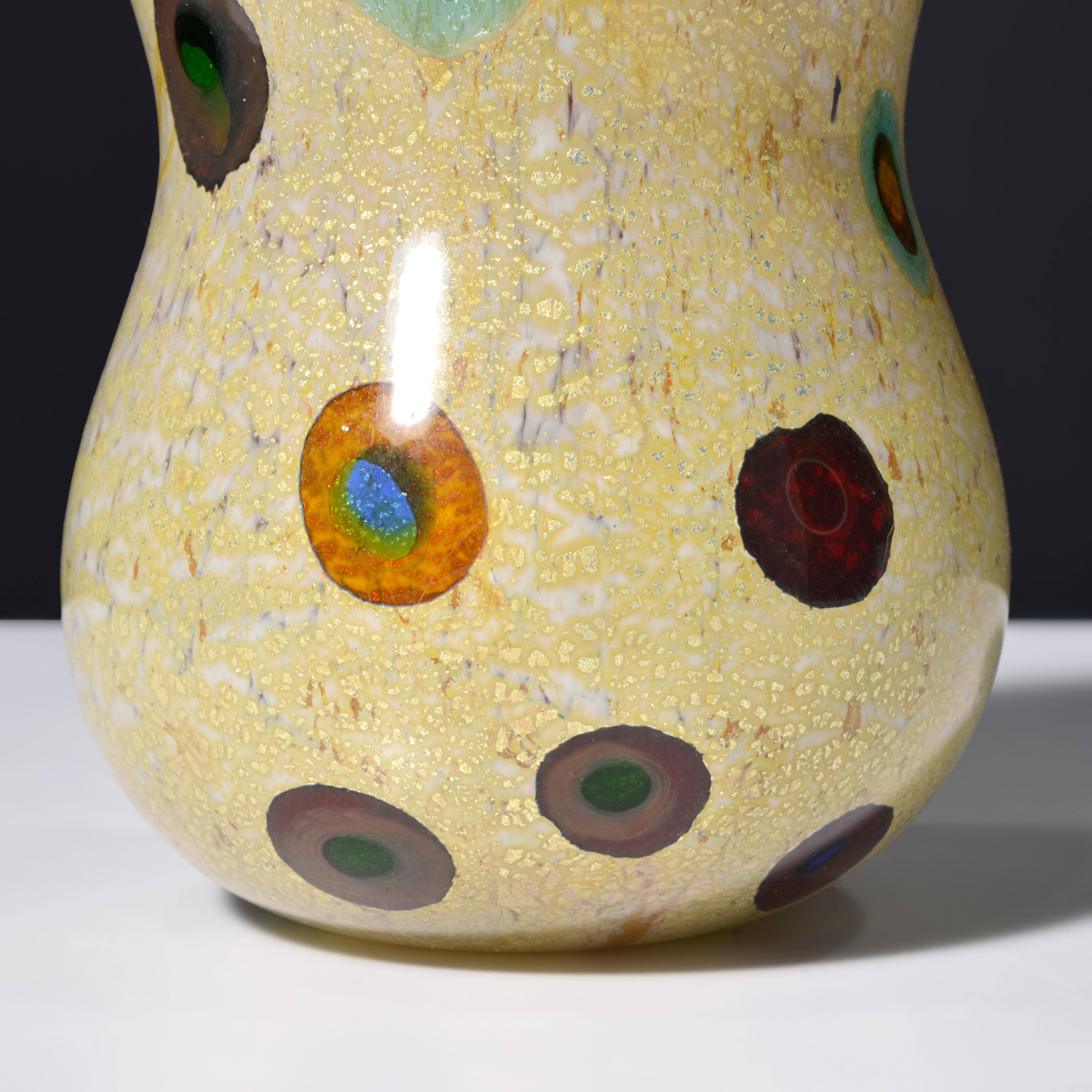 Vase Giulio Radi REAZIONE POLICROME, provenance Lobel Modern Bon état - En vente à Lake Worth Beach, FL