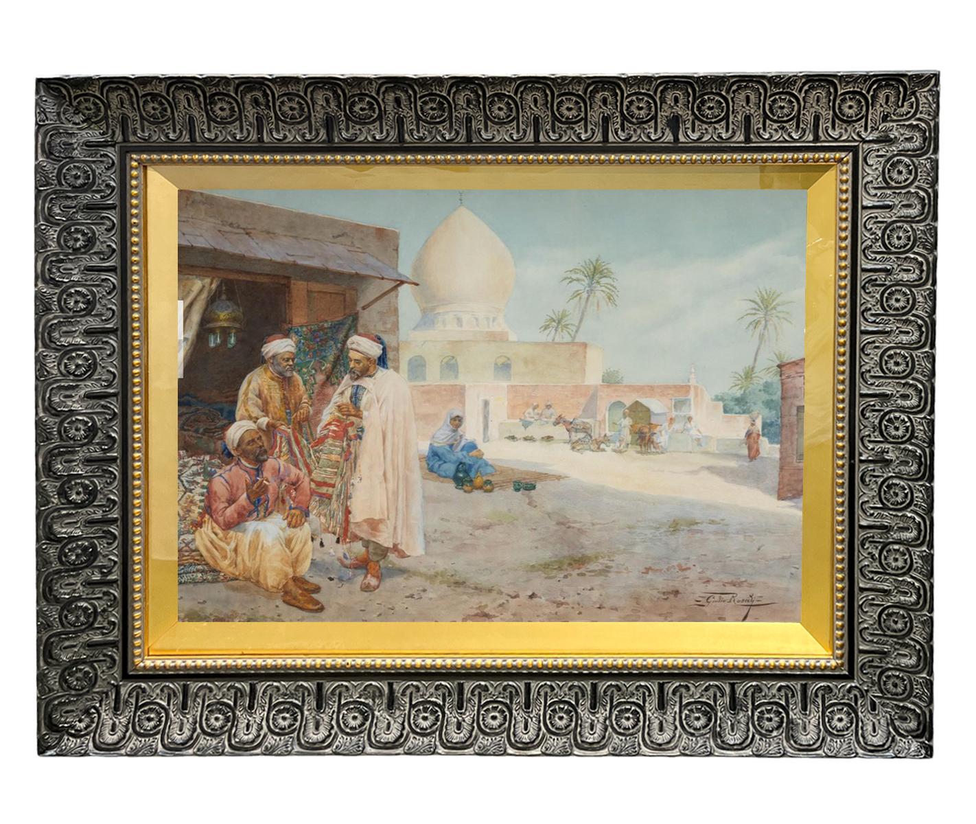 Giulio Rosati,  (1858-1917) Orientalisches Aquarell 
