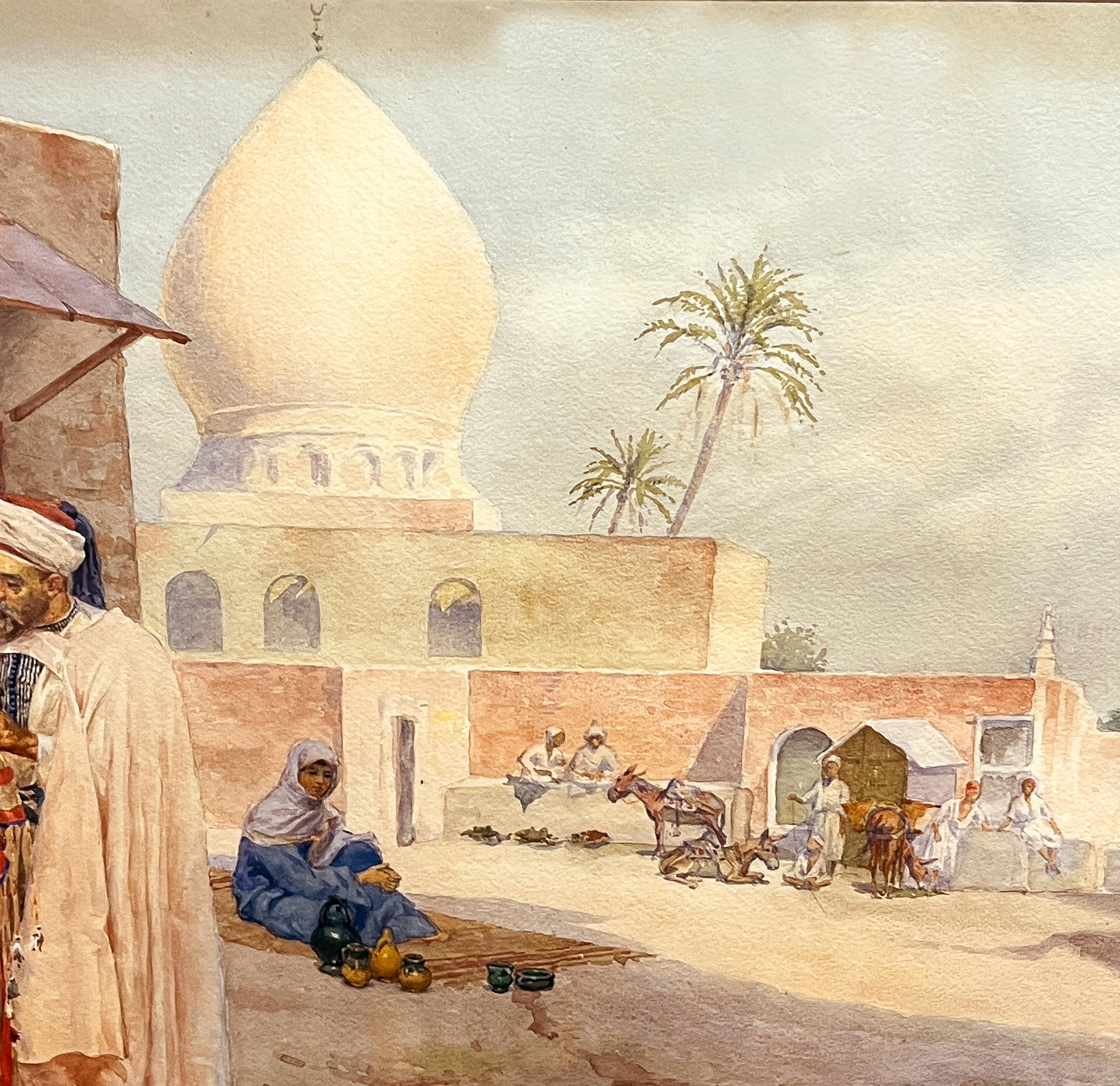 Giulio Rosati,  (1858-1917) Orientalisches Aquarell 
