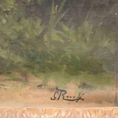 Oriental Scene - Oil Paint by Giulio Rosati - 19th Century