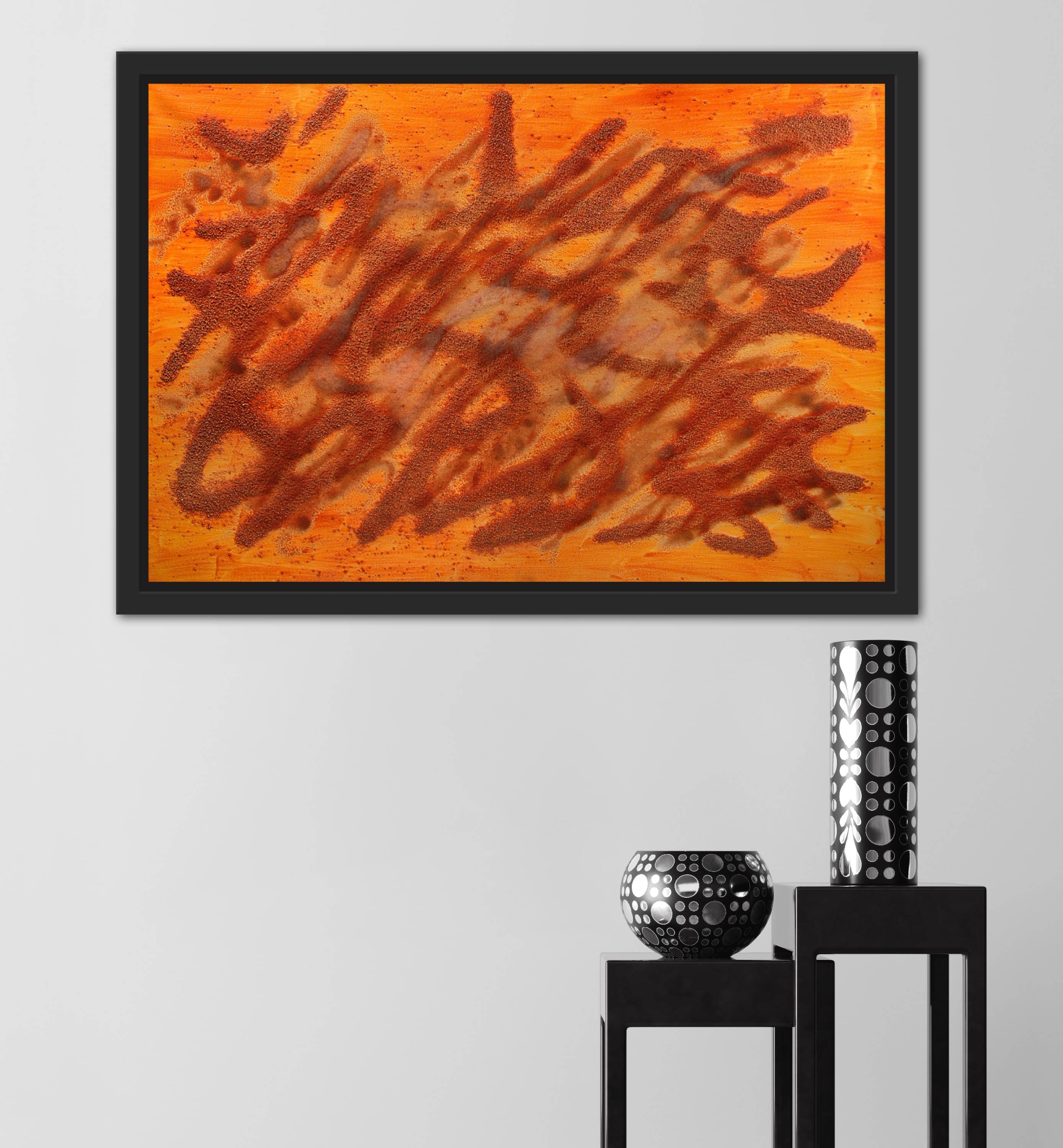 Cangiante Arancione - Moderne Painting par Giulio Turcato
