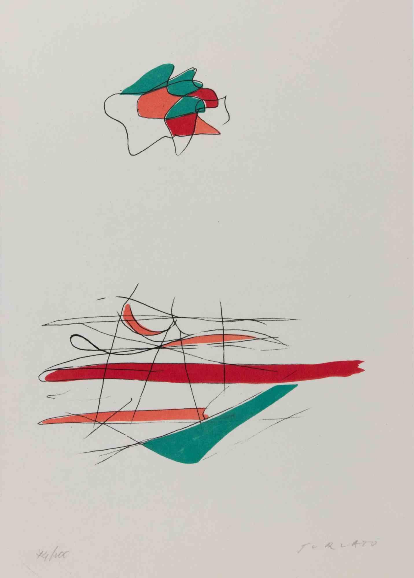 Sérigraphie sur papier.

Signé à la main et numéroté au crayon.

Edition de 100 exemplaires.

Excellent état.