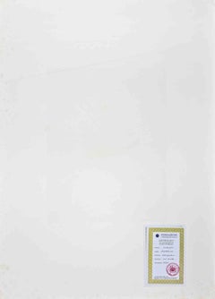 Abstrakter Raumteiler – Siebdruck von Giulio Turcato – 1970er Jahre