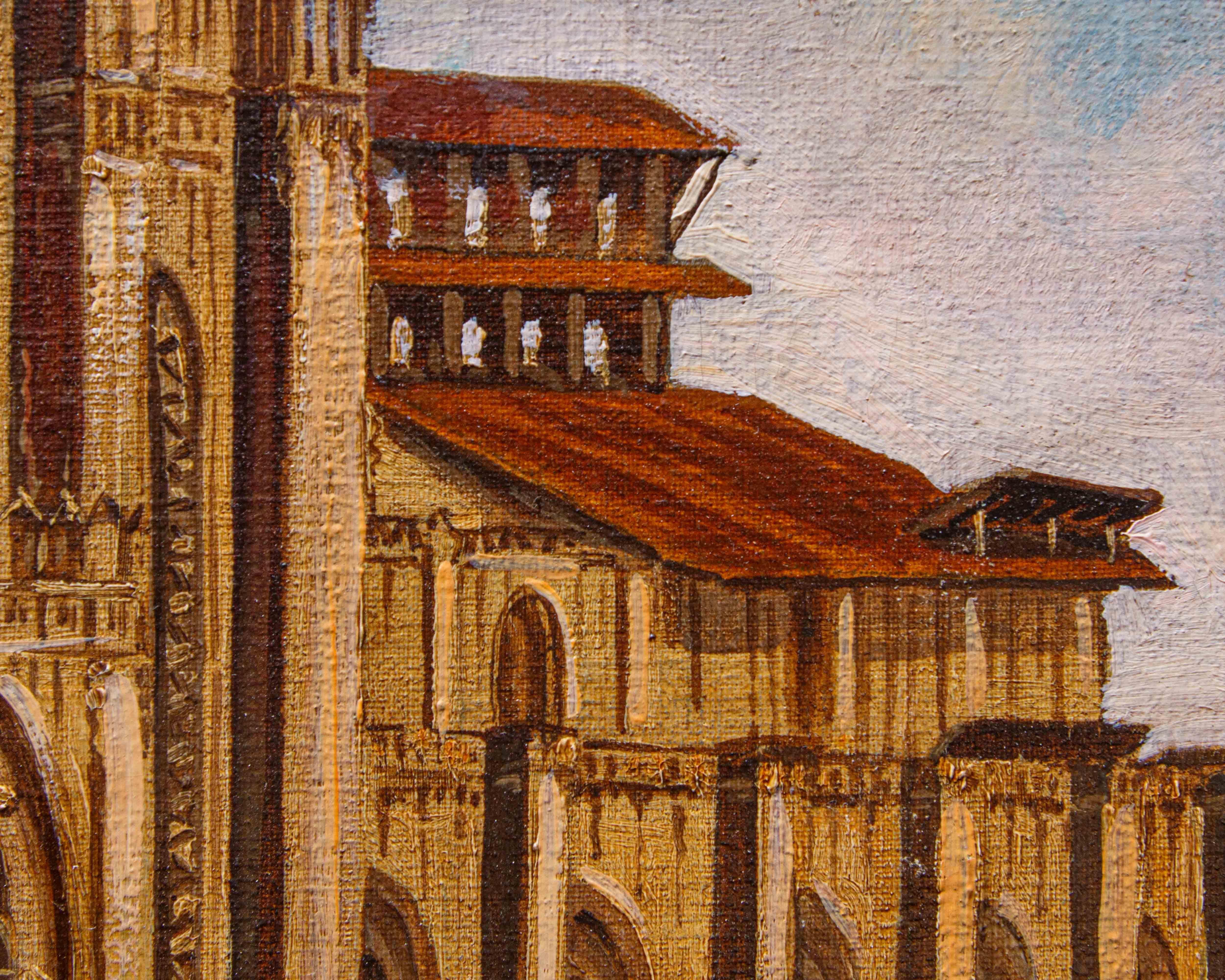 Di Giulio Vitali, Veduta del Duomo di Milano in vendita 9