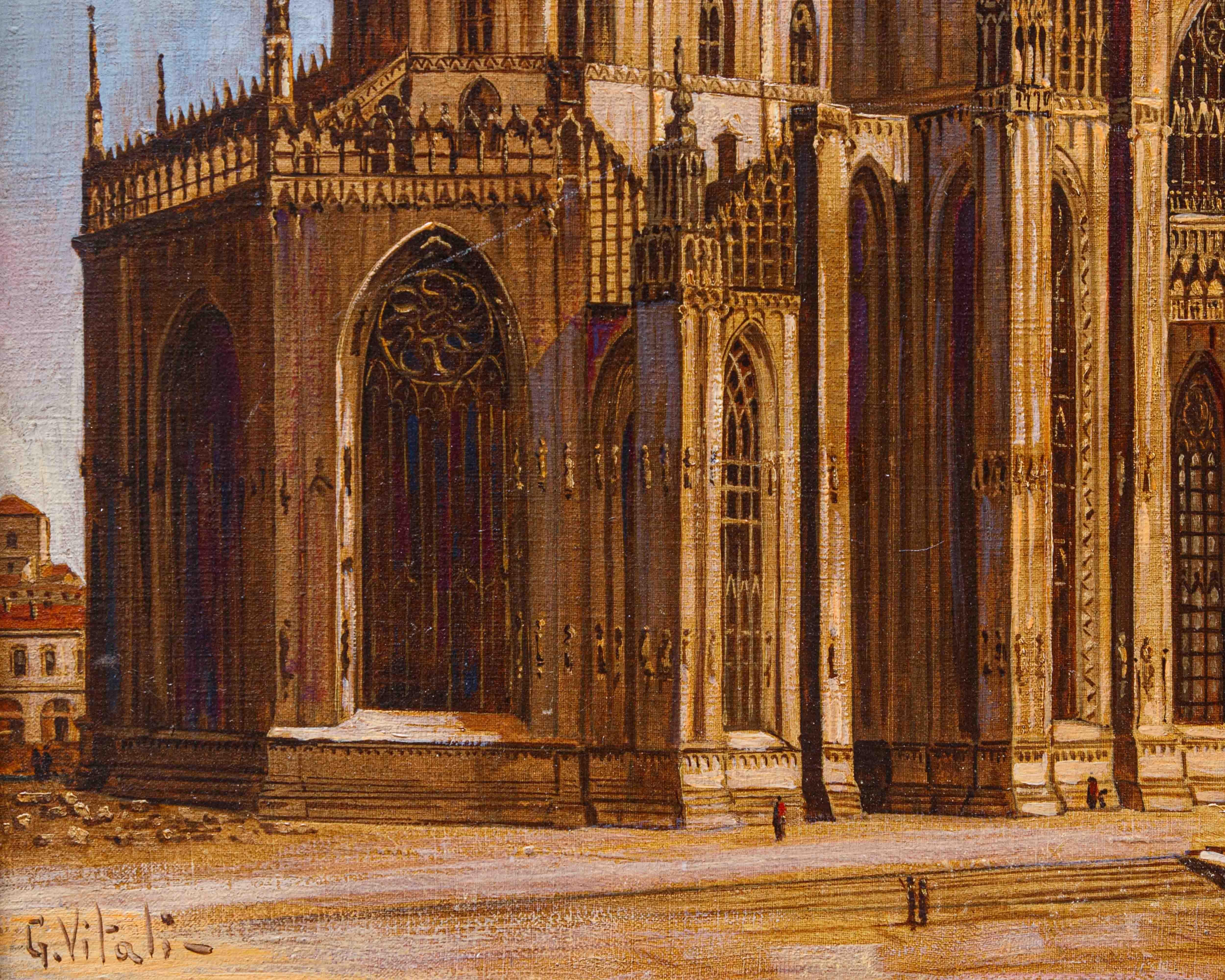 Di Giulio Vitali, Veduta del Duomo di Milano in vendita 1