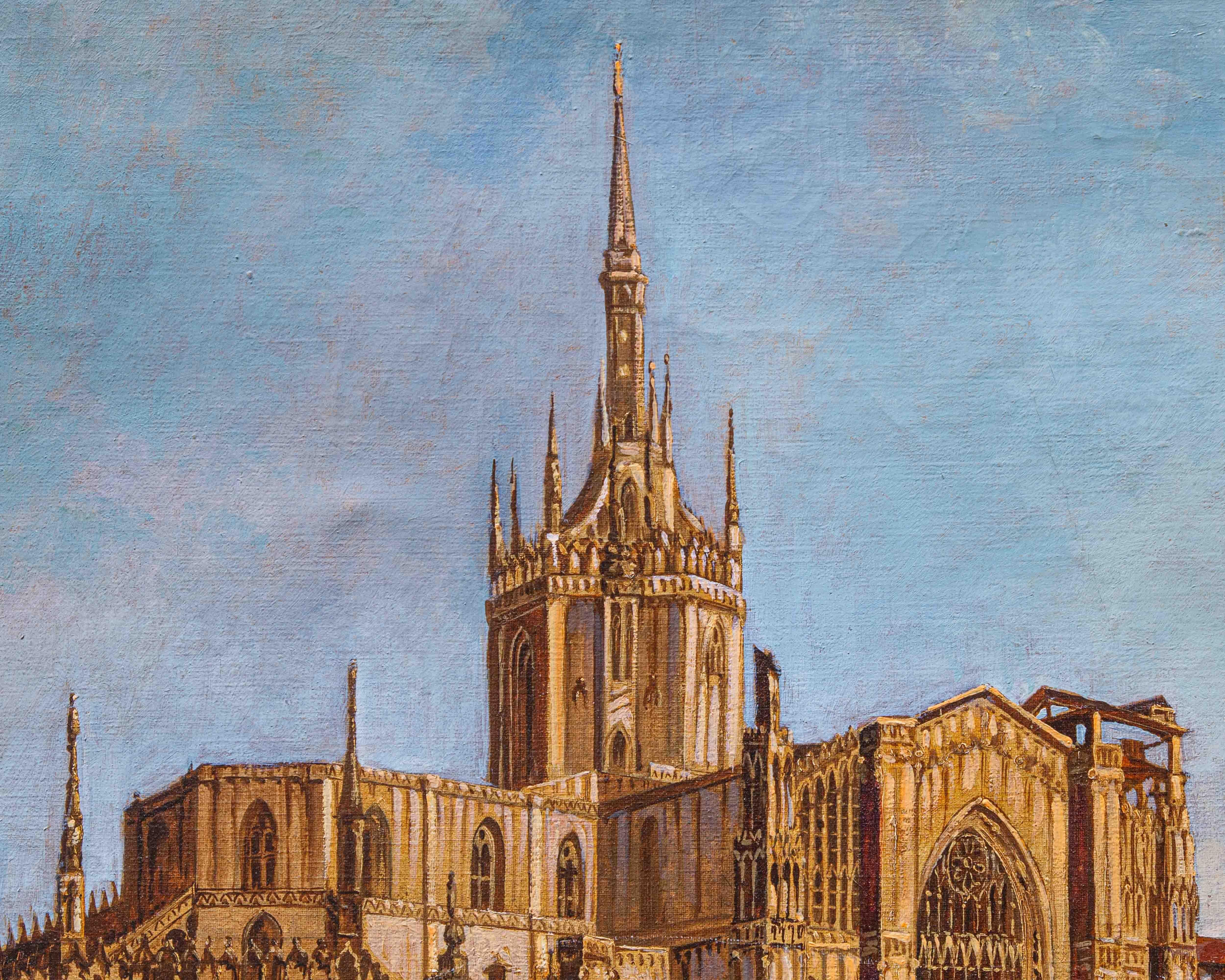 Di Giulio Vitali, Veduta del Duomo di Milano in vendita 2
