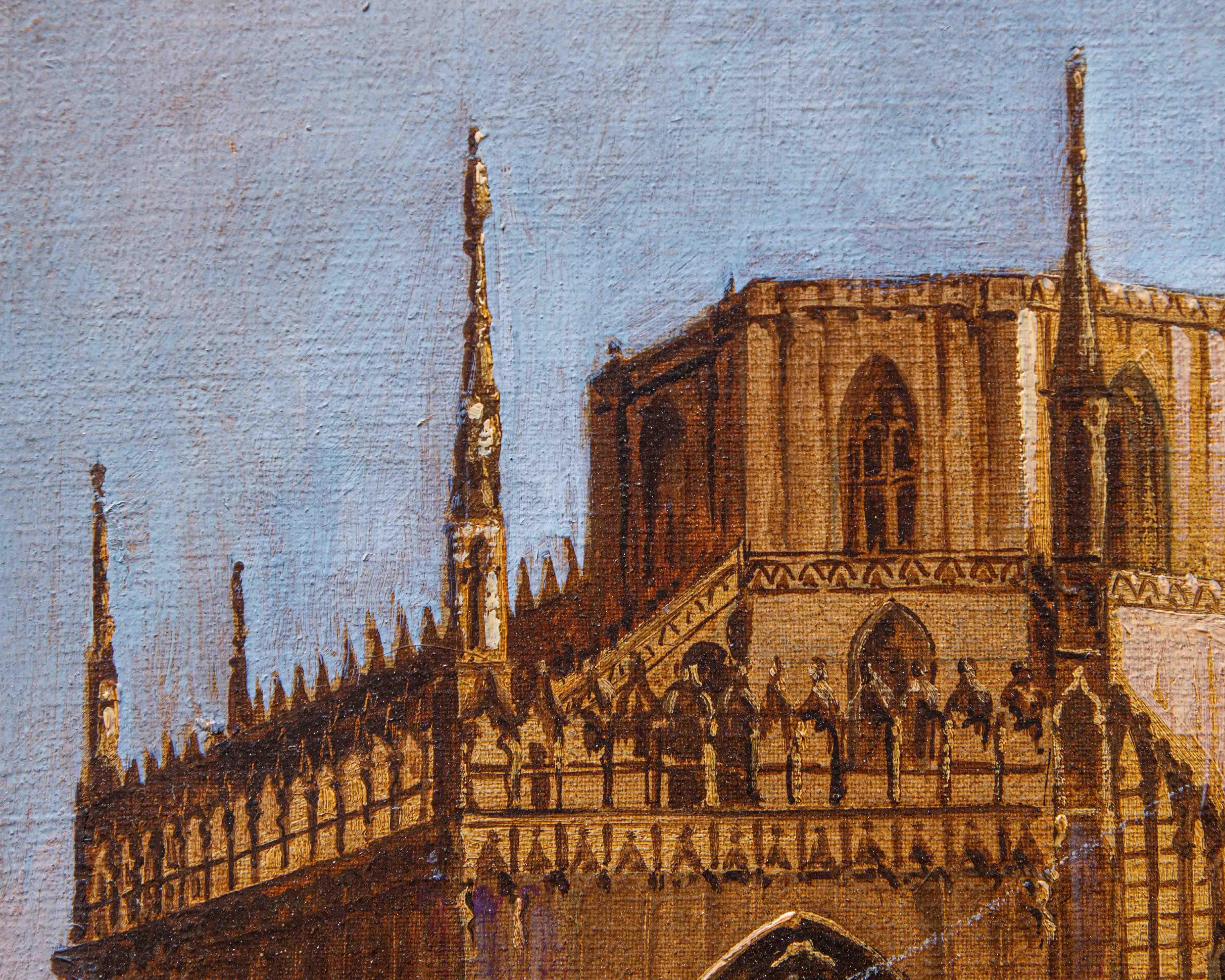 Di Giulio Vitali, Veduta del Duomo di Milano in vendita 6