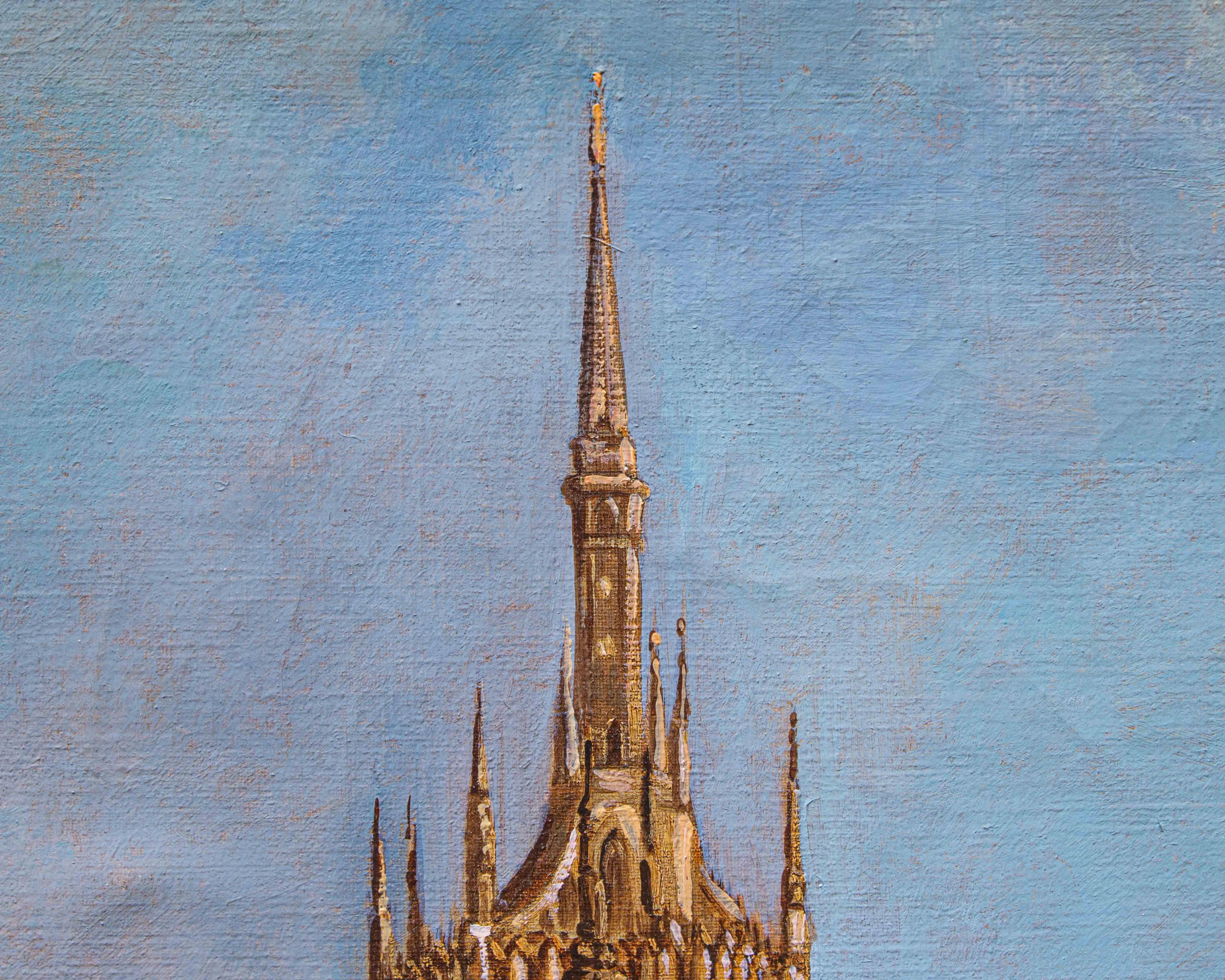 Di Giulio Vitali, Veduta del Duomo di Milano in vendita 7
