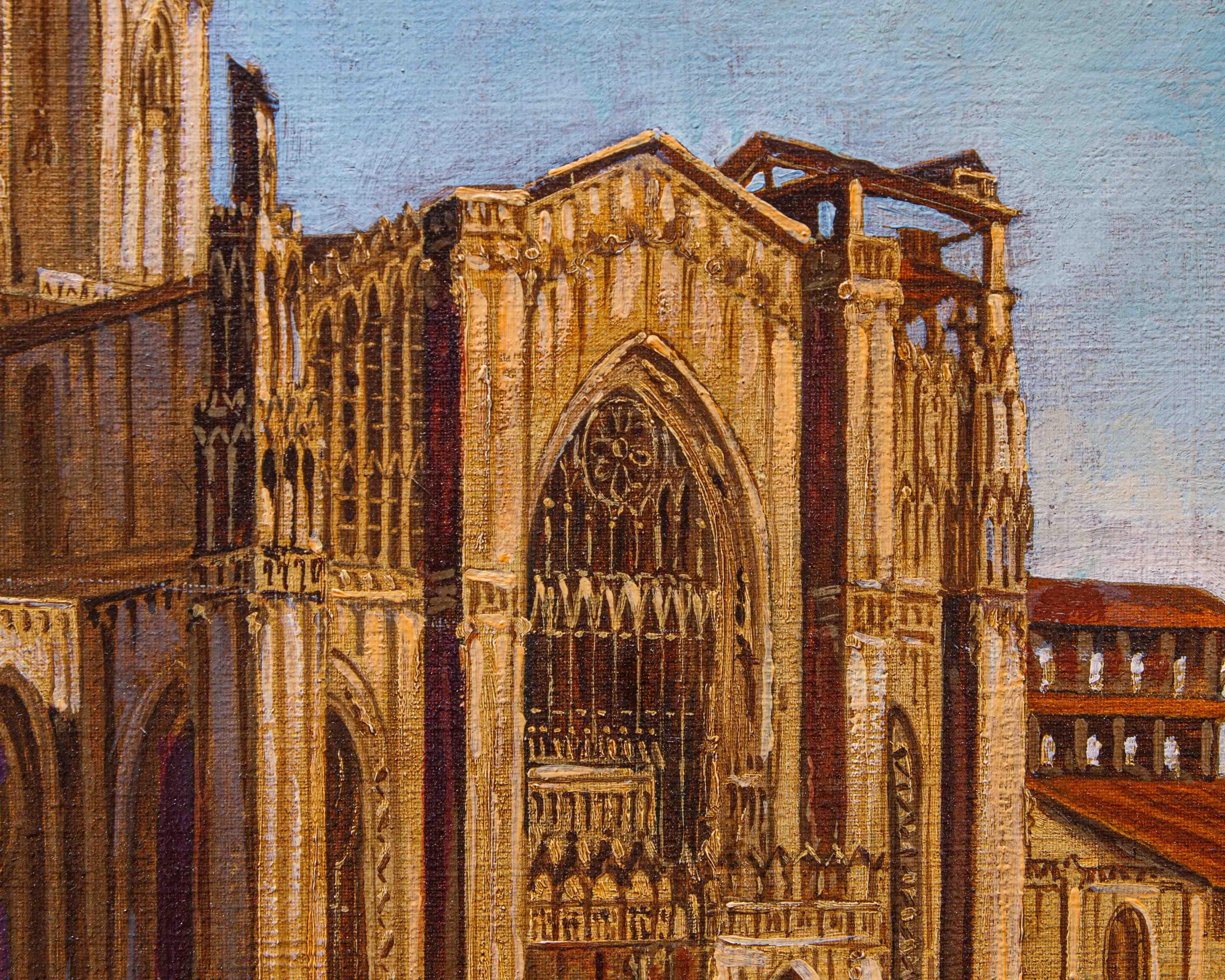 Di Giulio Vitali, Veduta del Duomo di Milano in vendita 8