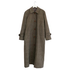 Giuliva Heritage Maria Check Wool Long Coat