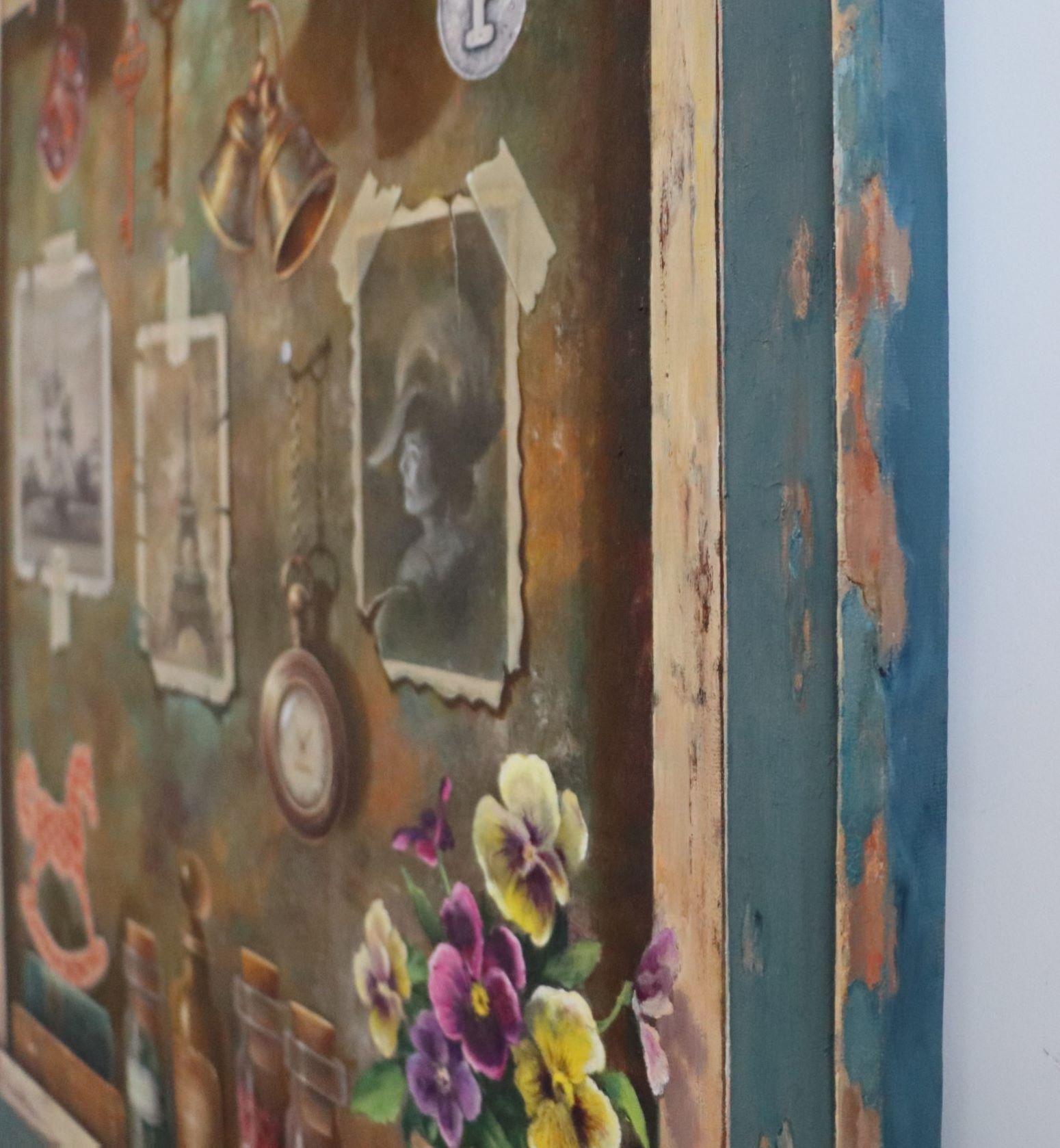 Inner space Contemporary still life Oil Painting by Giulnara Khabibulina For Sale 9