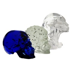 Giuman, Memento Mori Trittico Evolution, Wachsausschmelzguss aus Muranoglas, 2010