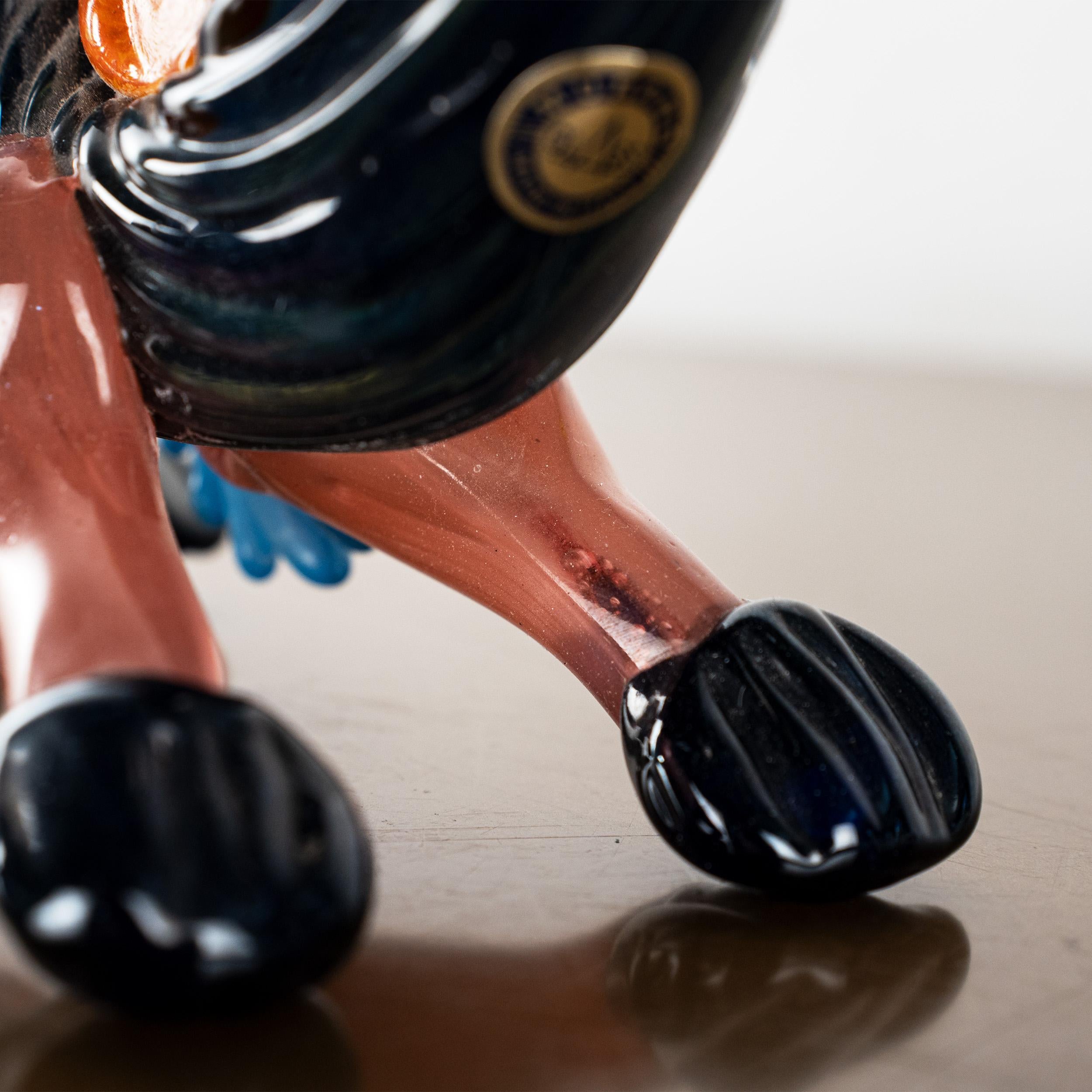 GIUMAN Murano Glas Skulptur Großer Drache, Made in Italy, auf Lager im Angebot 2