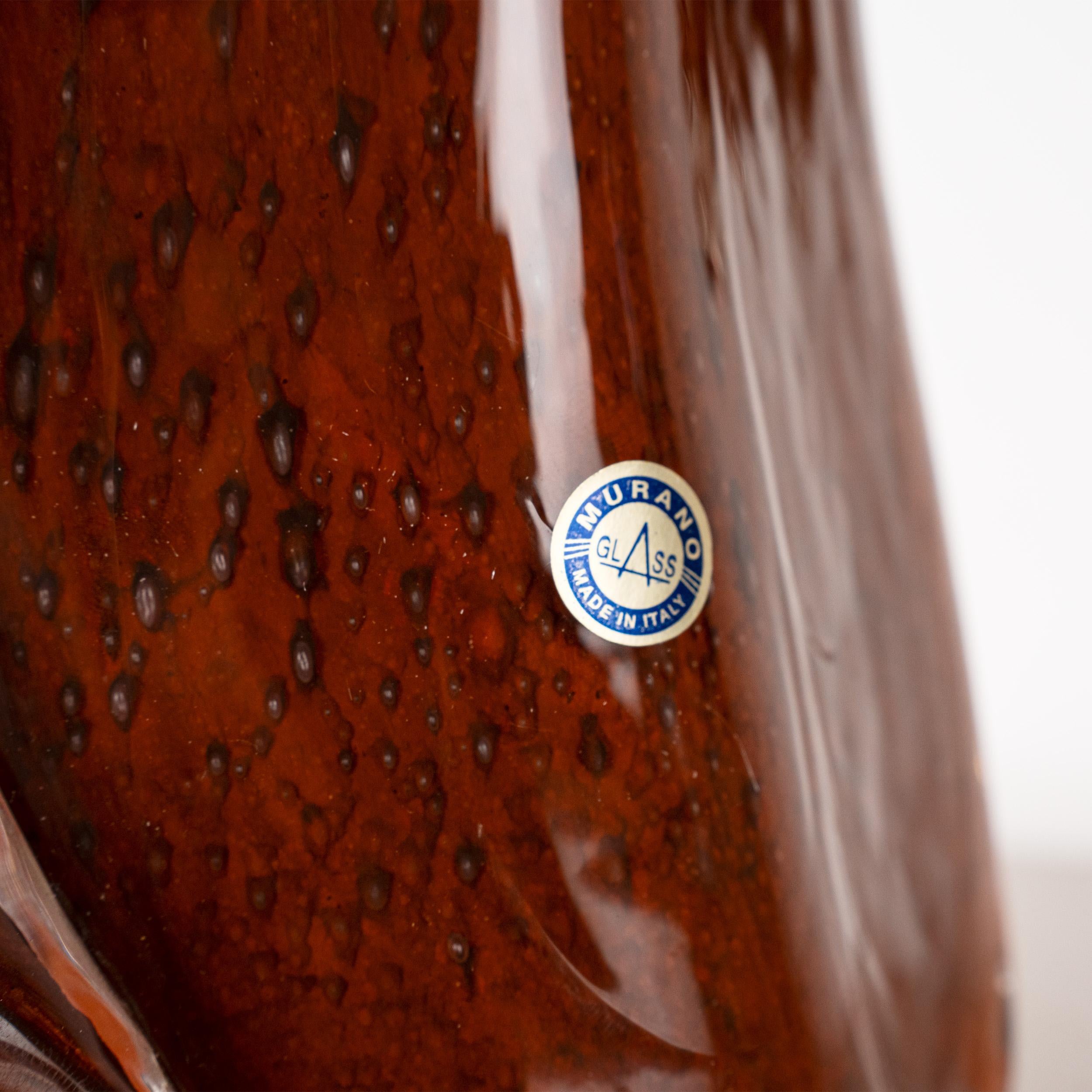 GIUMAN Murano Glas Großer Pferdekopf Skulptur, Made in Italy, auf Lager im Zustand „Gut“ im Angebot in Venezia, IT