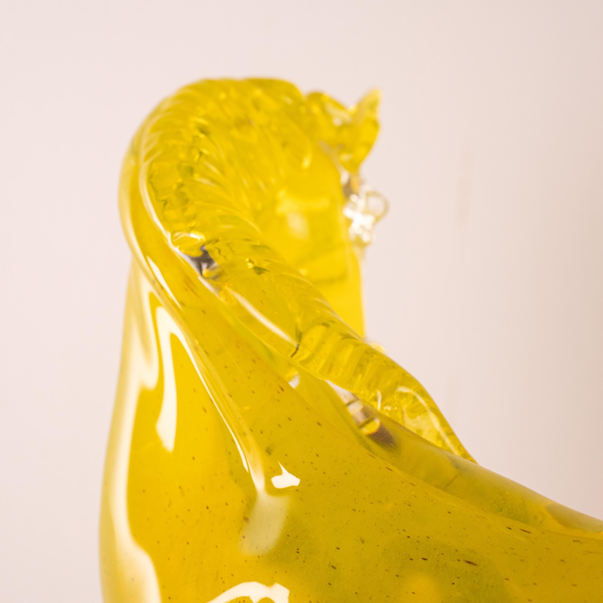 Sculture di grandi cavalli in vetro di Murano GIUMAN, Made in Italy, disponibili in stock in vendita 7