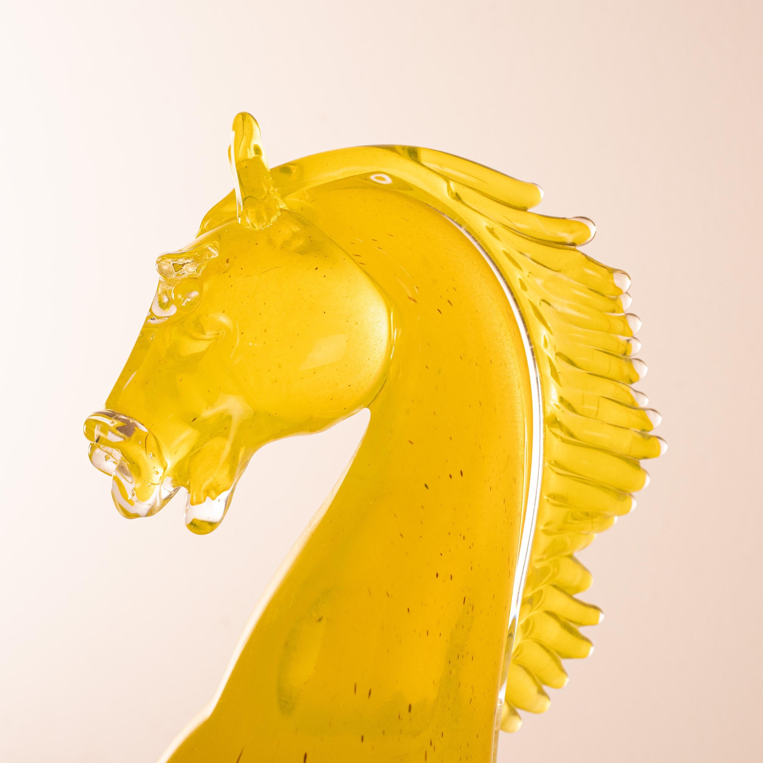 Sculture di grandi cavalli in vetro di Murano GIUMAN, Made in Italy, disponibili in stock In condizioni ottime in vendita a Venezia, IT