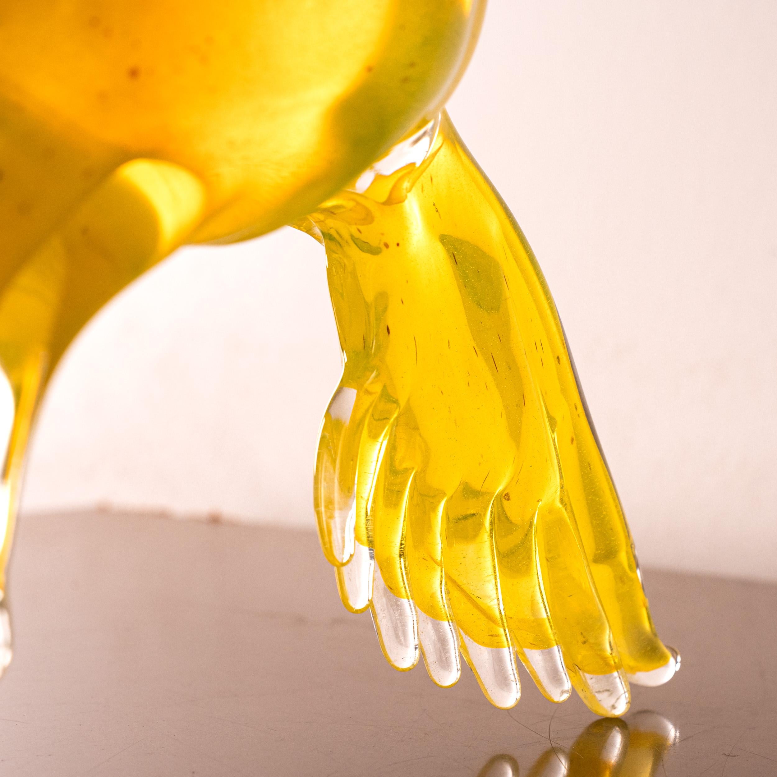 XX secolo Sculture di grandi cavalli in vetro di Murano GIUMAN, Made in Italy, disponibili in stock in vendita