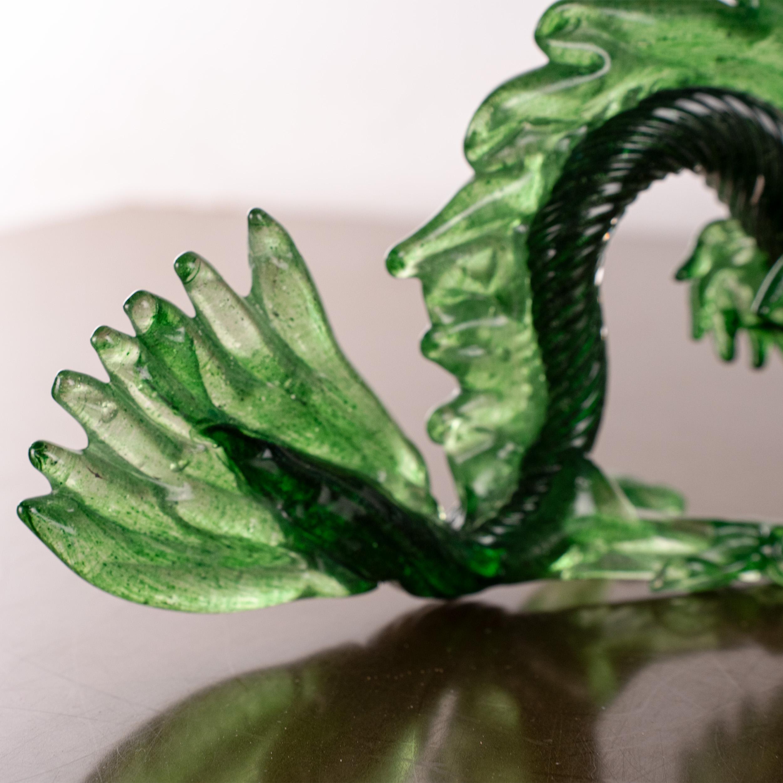 italien GIUMAN Sculpture en verre de Murano Greene & Greene Bigli fait en Italie, disponible en stock en vente