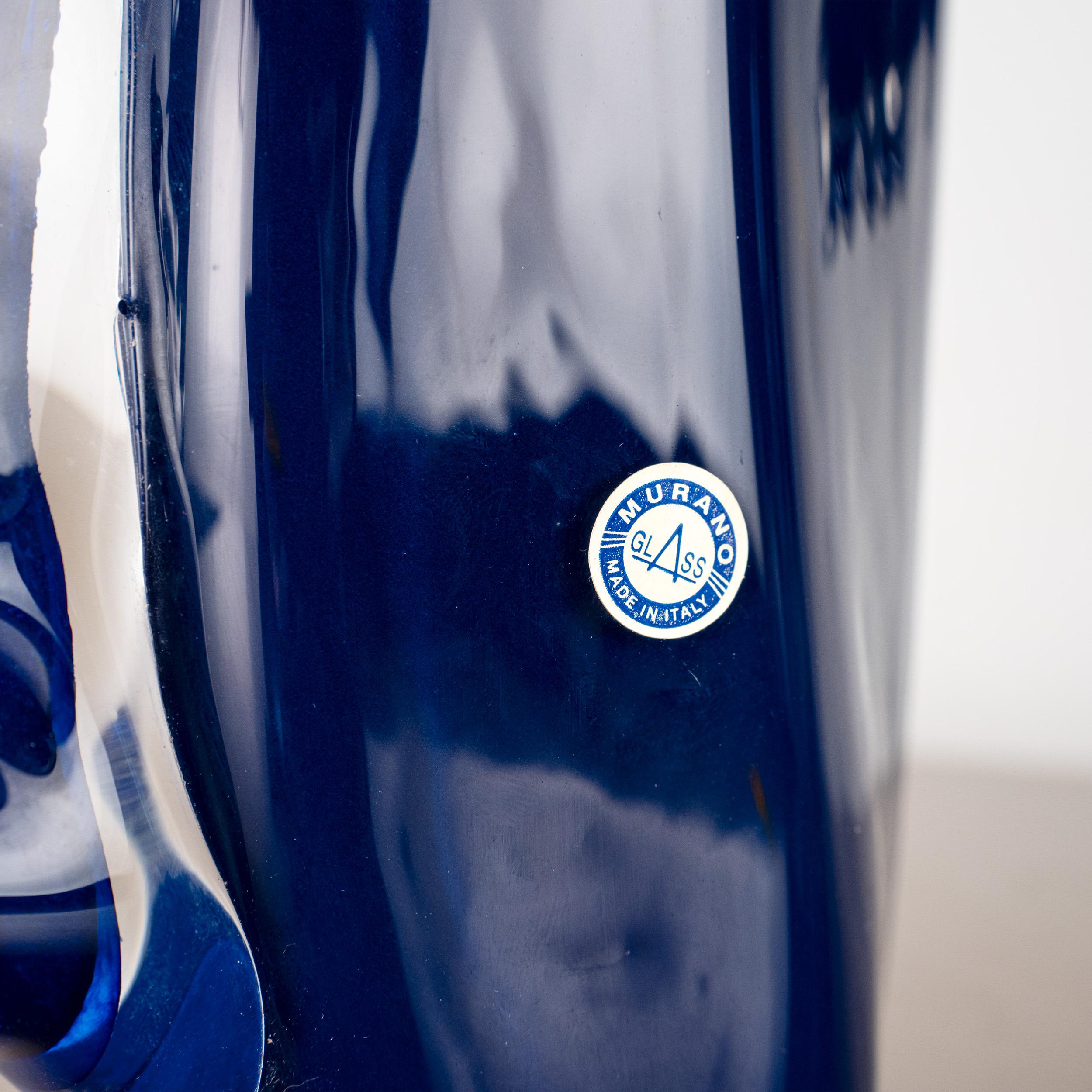 GIUMAN signiert Murano Glas Big Horse Head Skulptur, Made in Italy, auf Lager (Handgefertigt) im Angebot