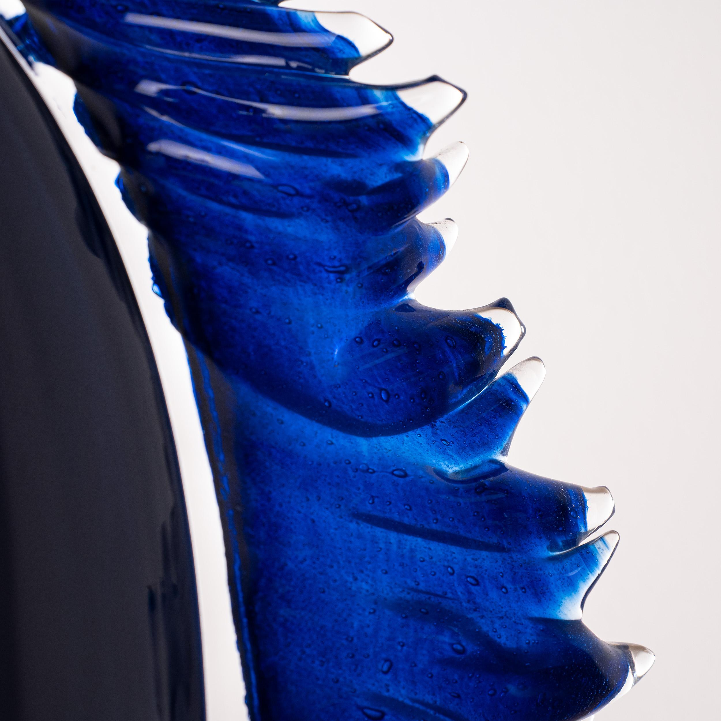 GIUMAN signiert Murano Glas Big Horse Head Skulptur, Made in Italy, auf Lager (20. Jahrhundert) im Angebot