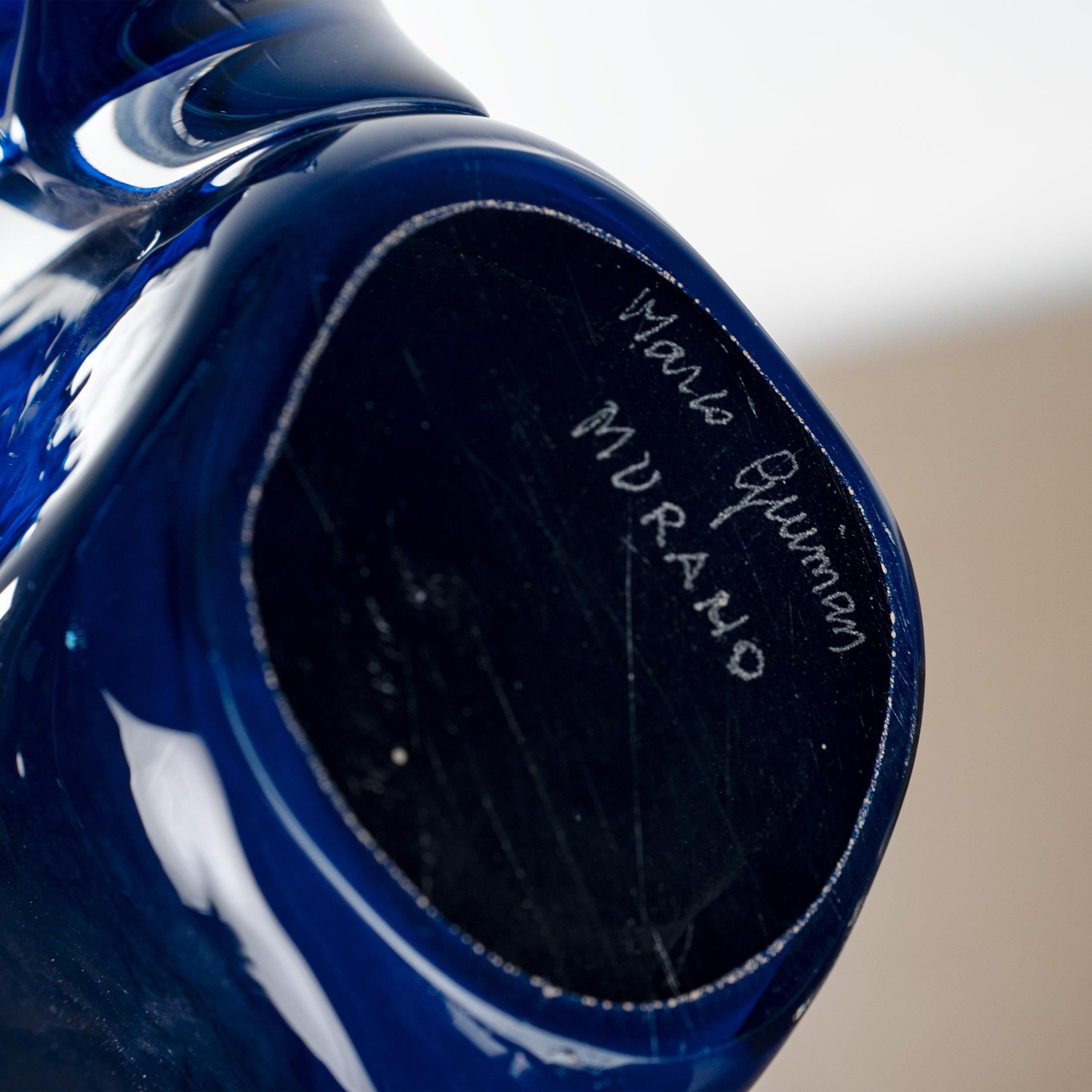 GIUMAN signiert Murano Glas Big Horse Head Skulptur, Made in Italy, auf Lager (Muranoglas) im Angebot